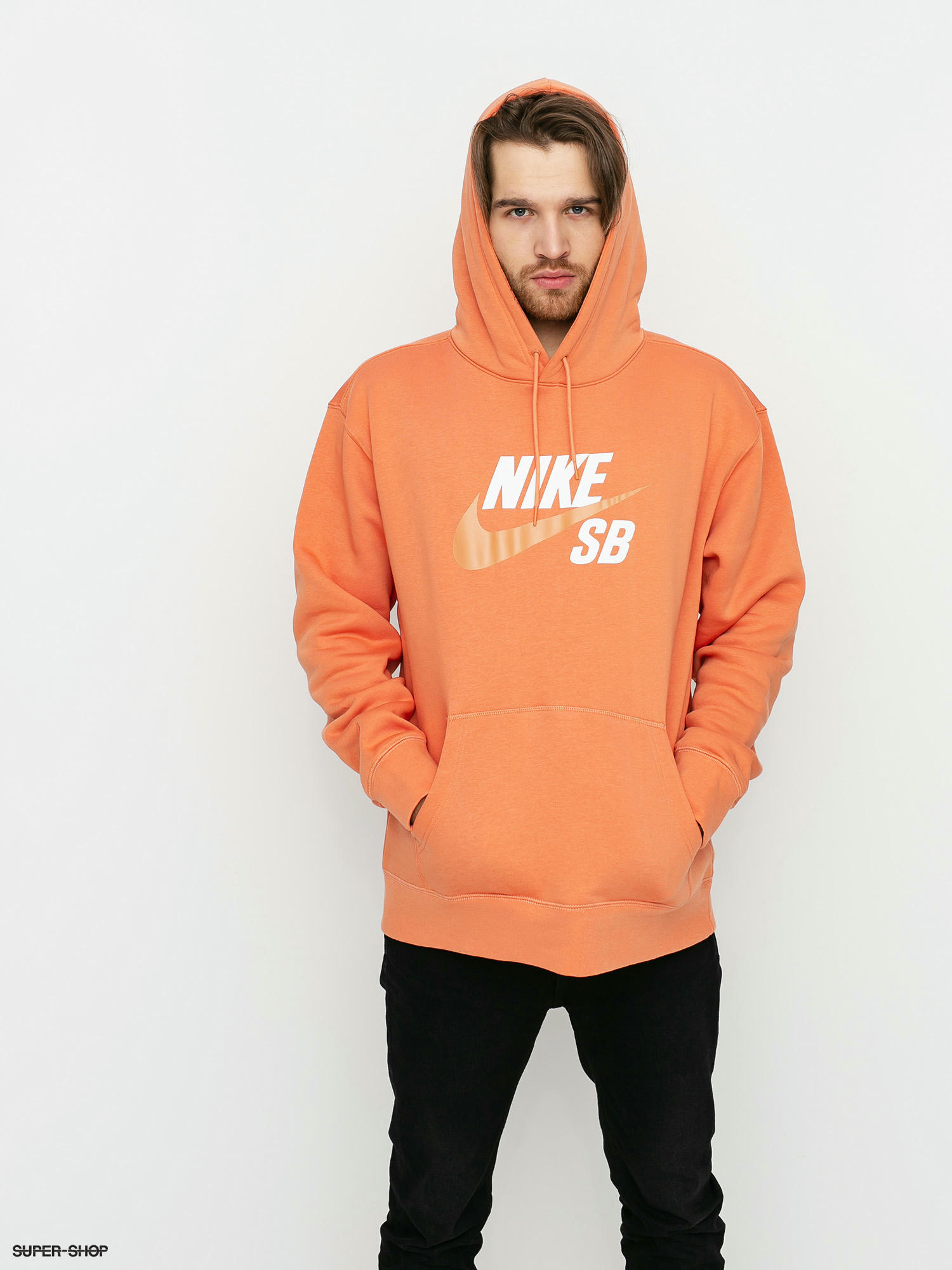 nike sb orange hoodie