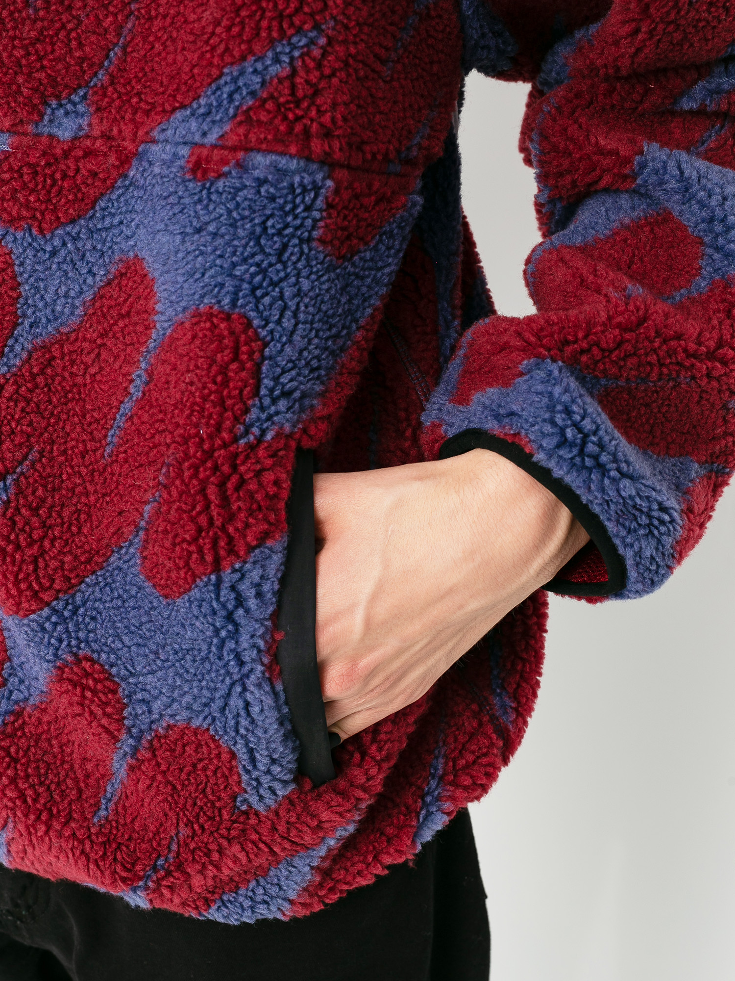 OBEY Hense sherpa Jacket (purple multi)