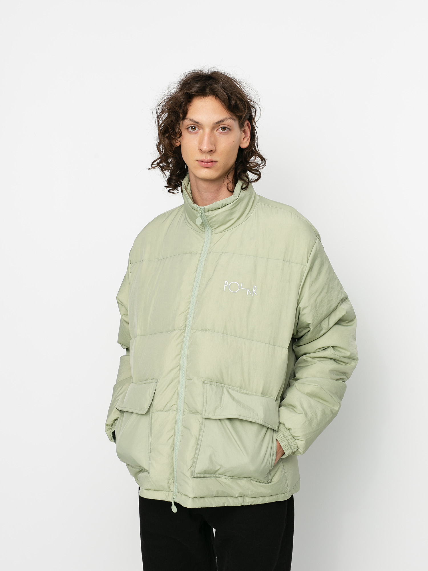 Polar Skate Pocket Puffer Jacket - green (smoke)