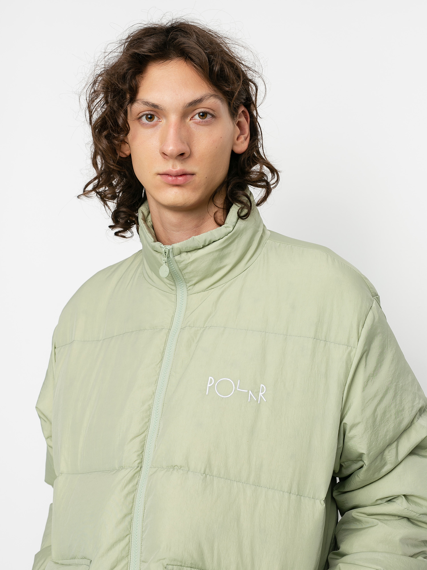 Polar Skate Pocket Puffer Jacket - green (smoke)