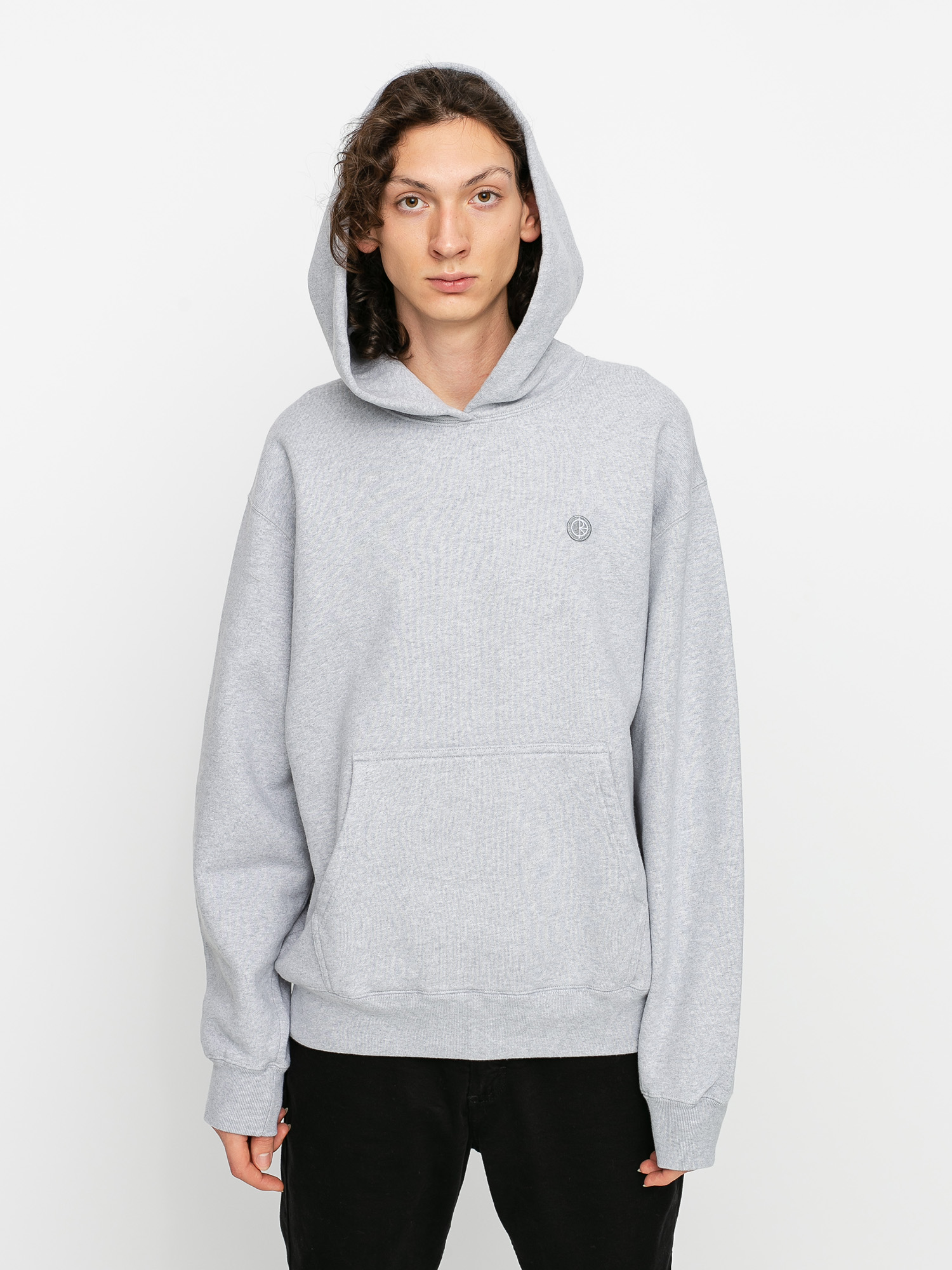 Polar Skate Patch HD Hoodie grey sports grey