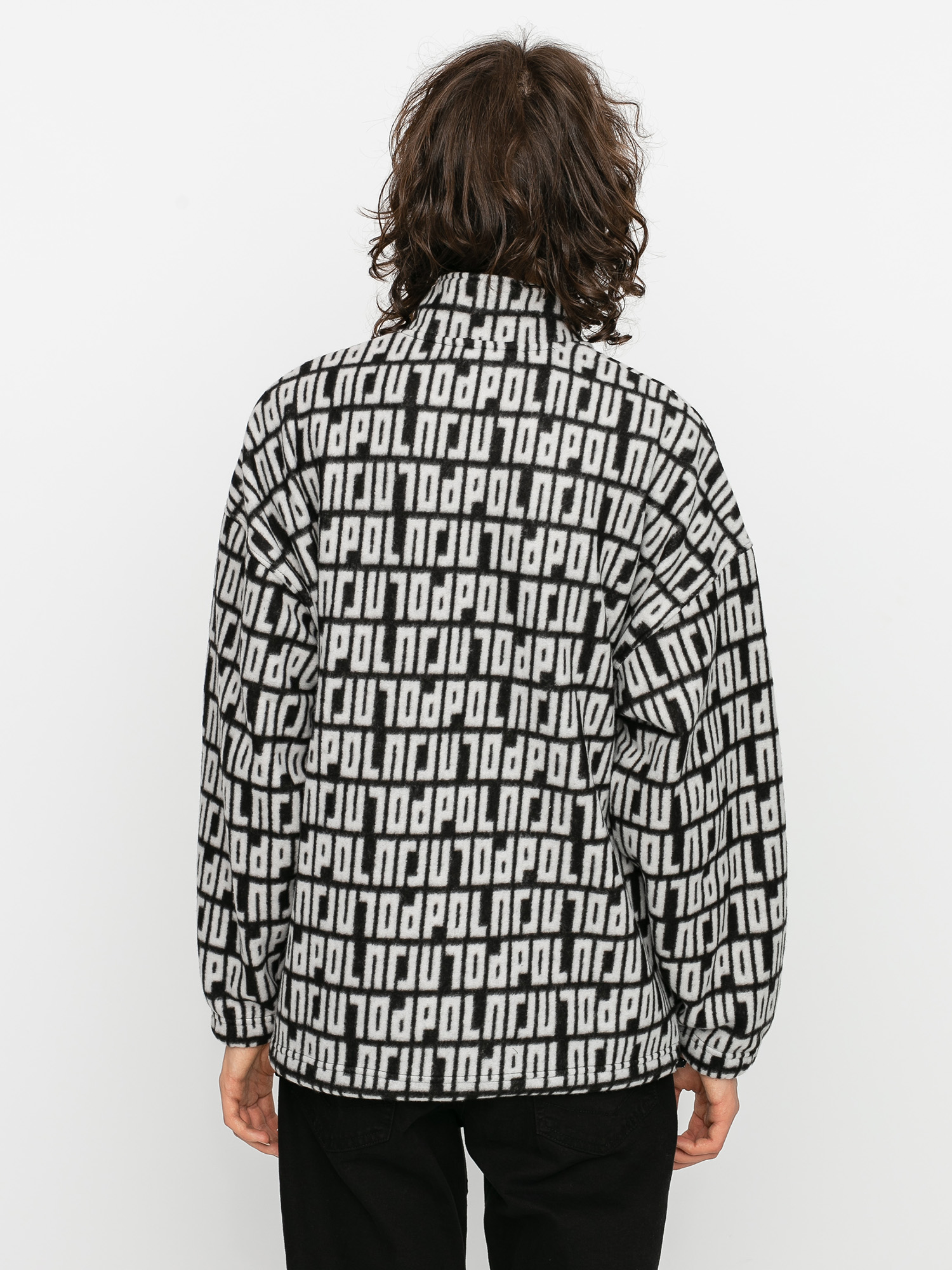 Mens Polar Skate Fleece Pullover 2.0 Fleece (black/ivory)