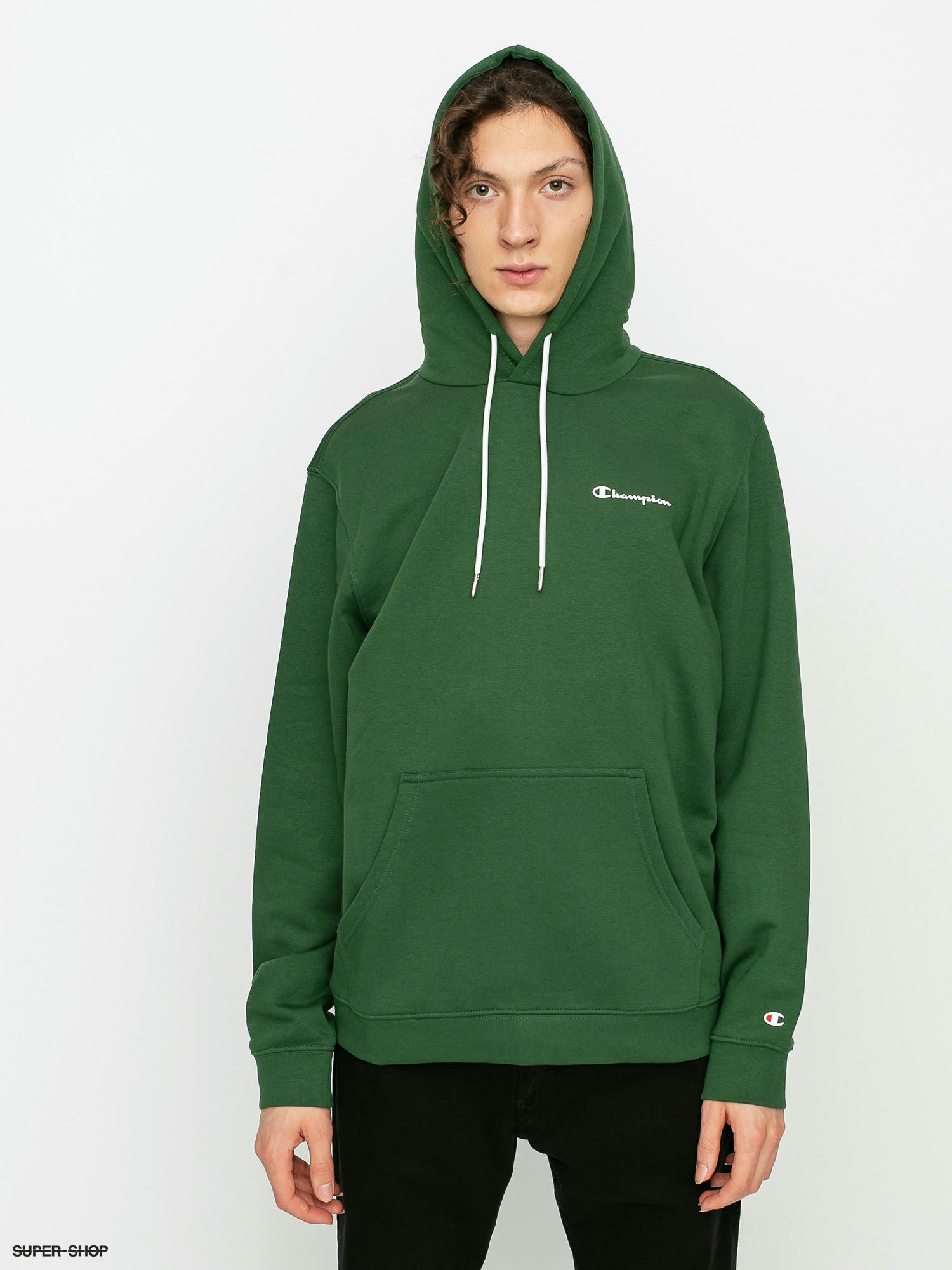 champion hoodie forest green