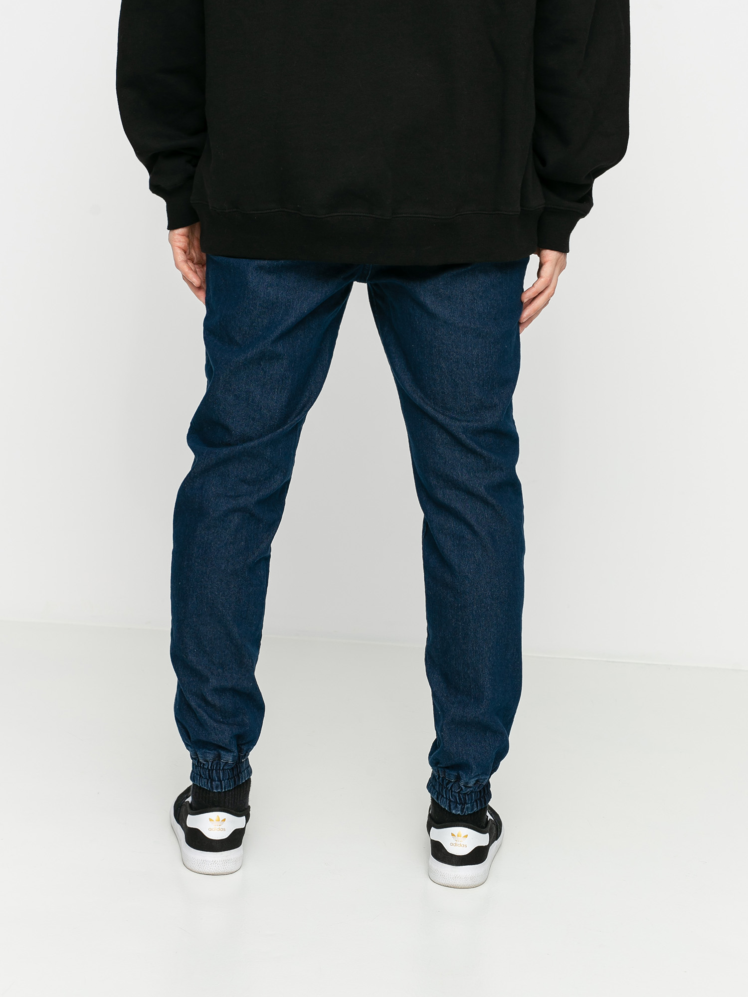 Elade Jogger Icon Mini Logo Hose (blue denim)