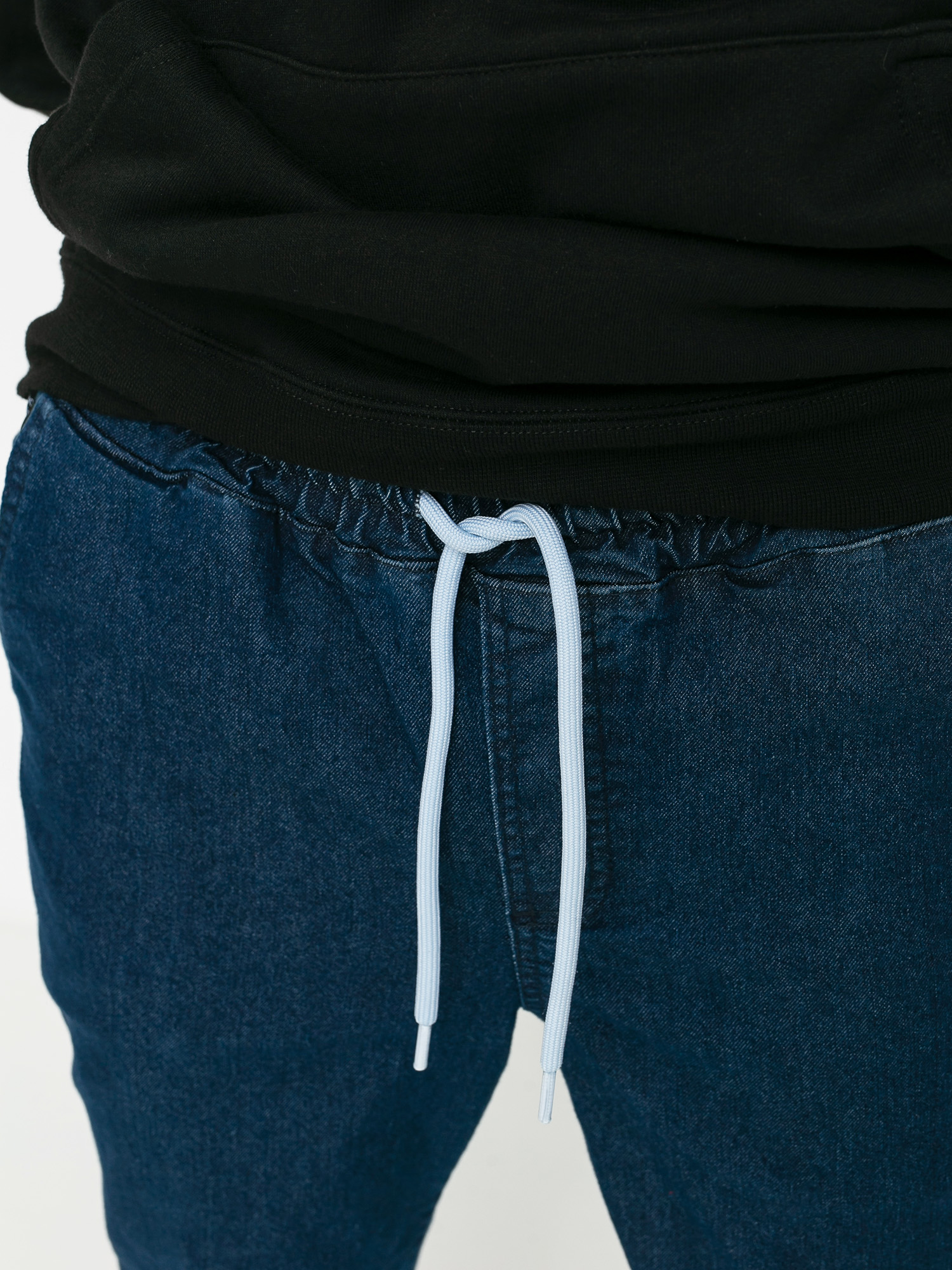 Elade Jogger Icon Mini Logo Hose (blue denim)