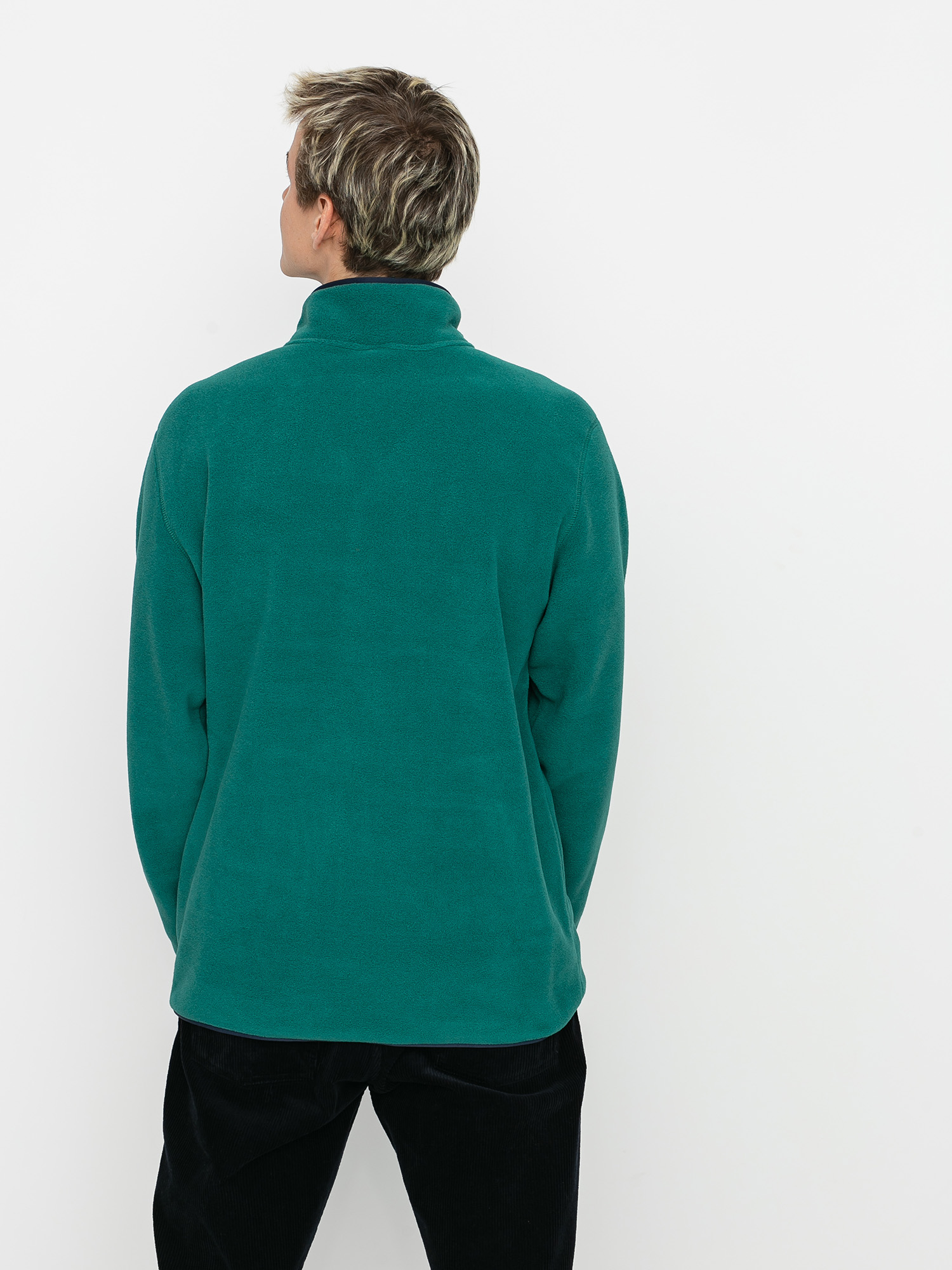 Mens Burton Hearth Pullover Fleece (antique green)