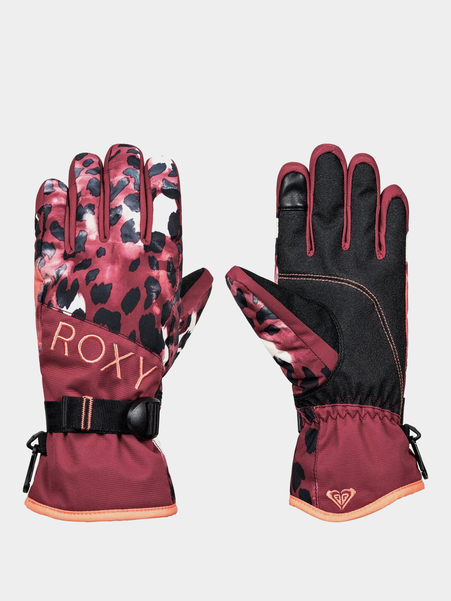 Roxy Jetty Gloves Wmn (oxblood red leopold)