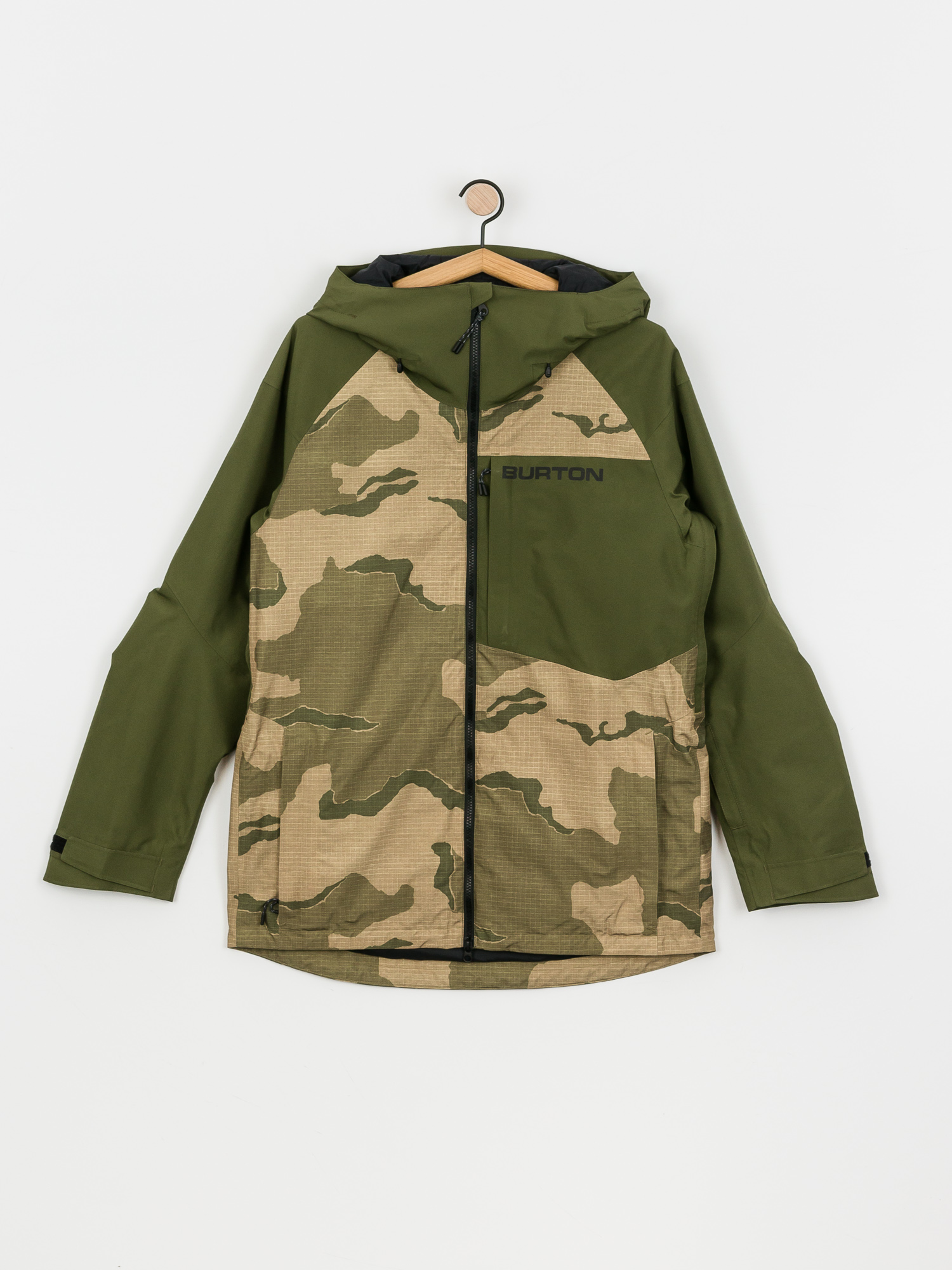 Herren Burton Gore Tex Radial Insulated Snowboardjacke (barren camo/keef)