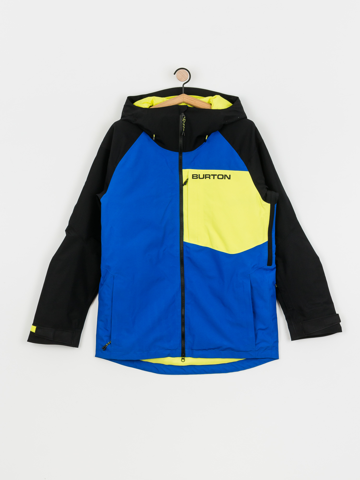 Herren Burton Gore Tex Radial Insulated Snowboardjacke (lapis blue/true black/limeade)