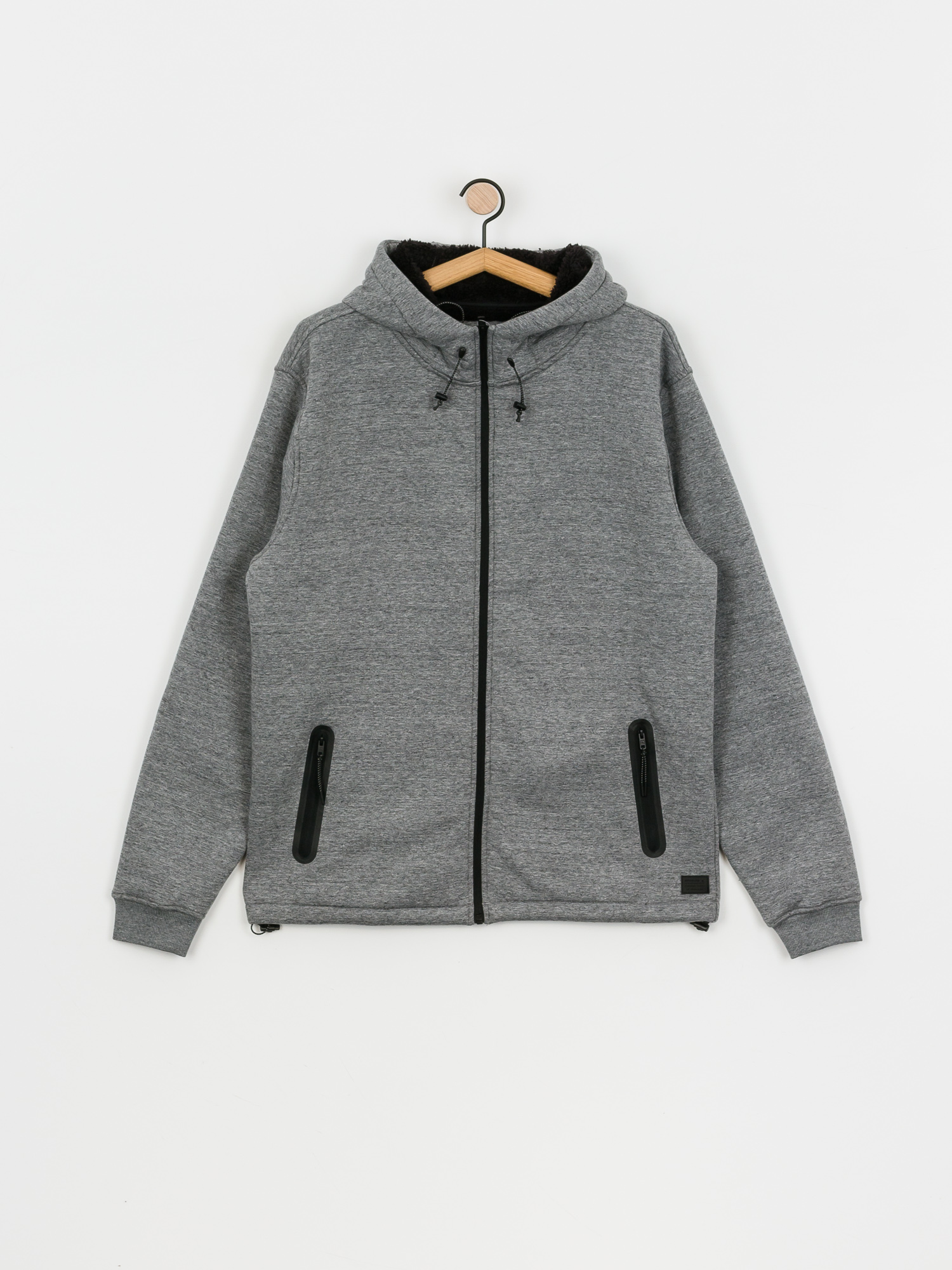 Quiksilver Kurow Sherpa ZHD Hoodie (light grey heather)