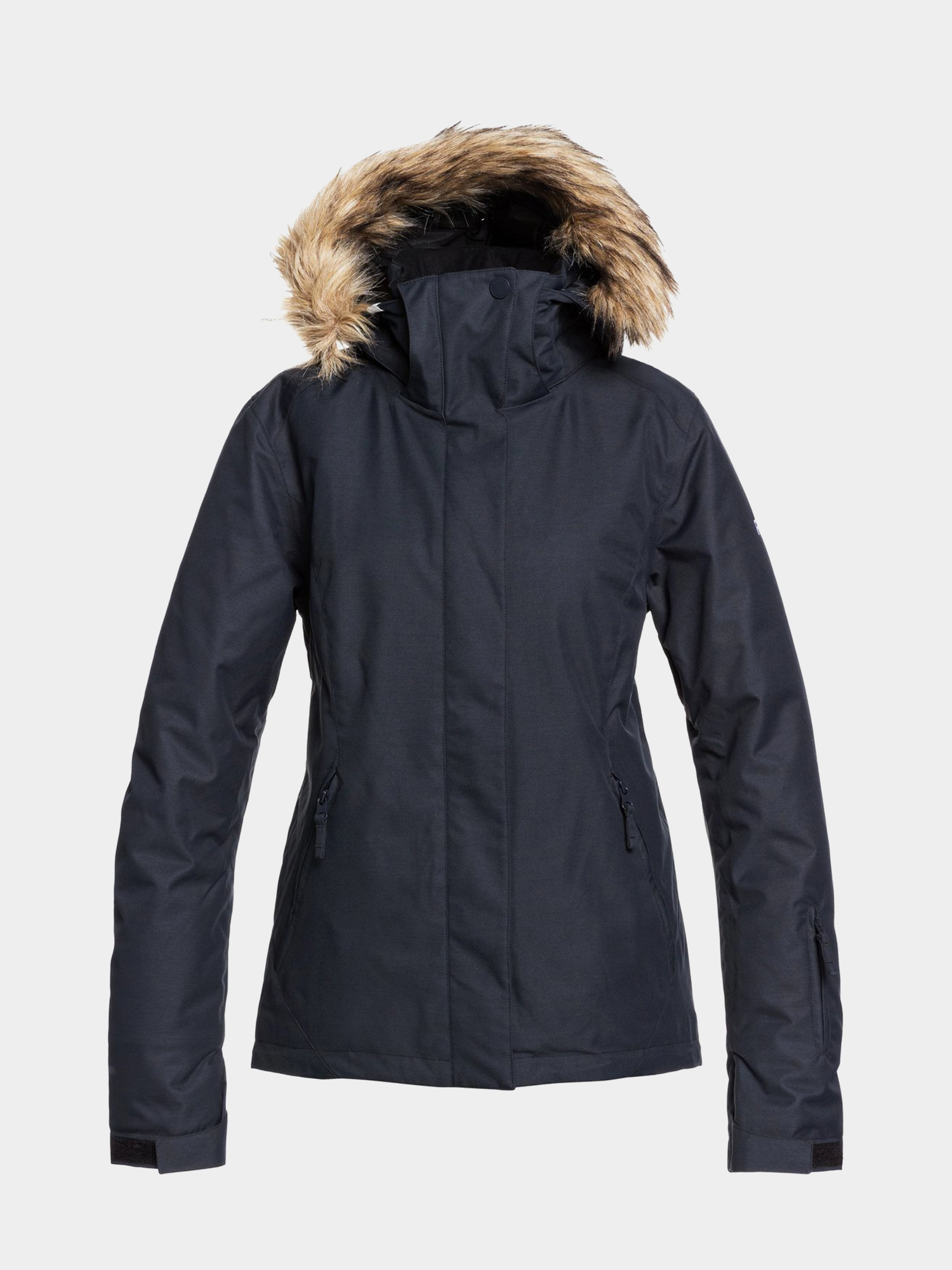 Womens Roxy Jet Ski Solid Snowboard jacket (true black)