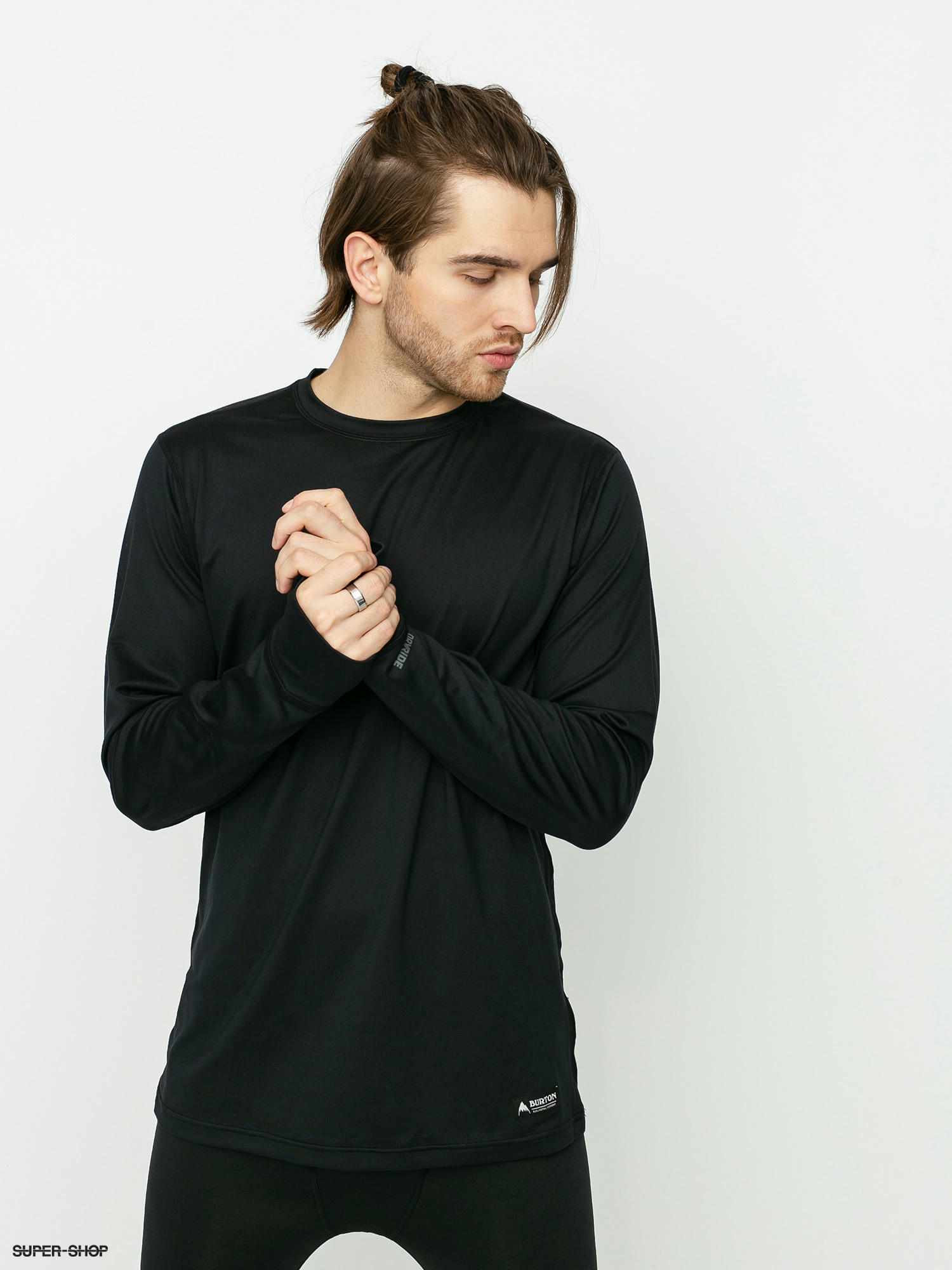 Men's burton midweight base layer long neck sale