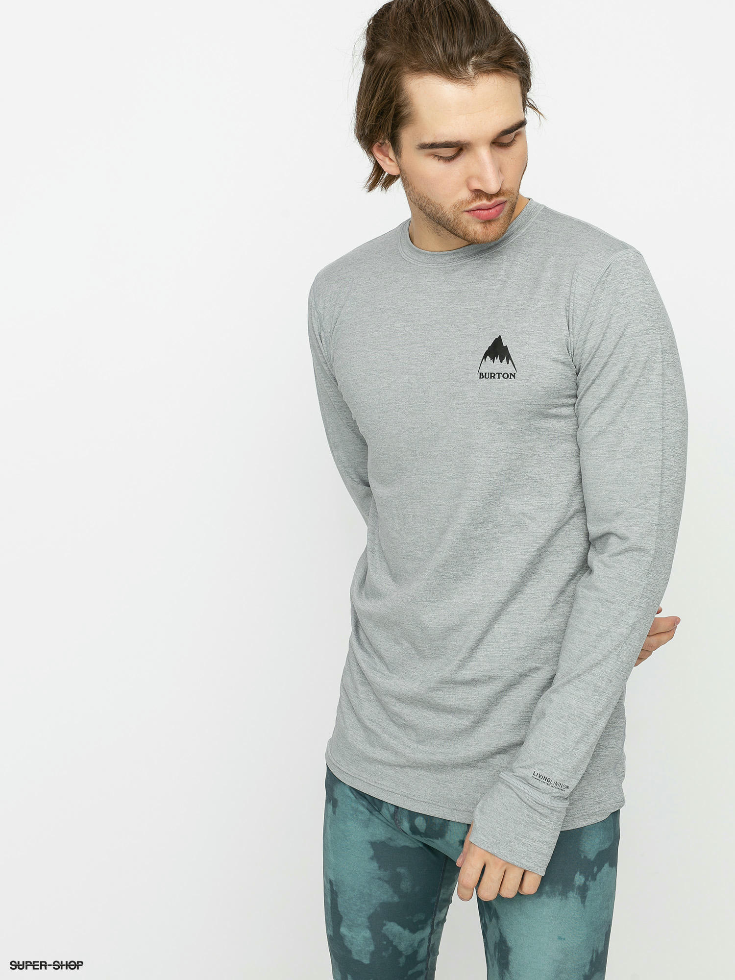 Burton Lightweight X Base Layer Active longsleeve gray heather