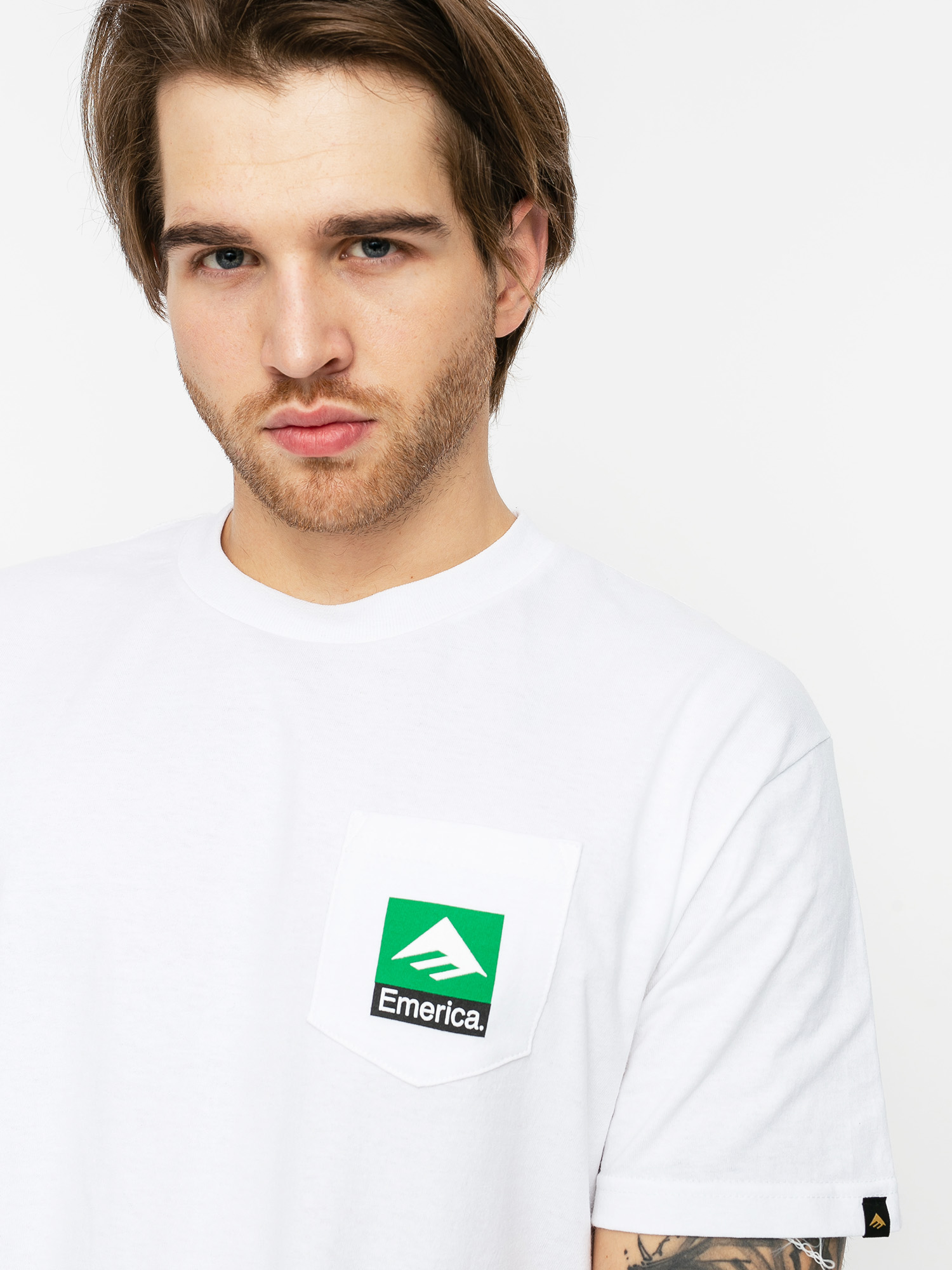 Emerica Combo Pocket T-shirt (white)