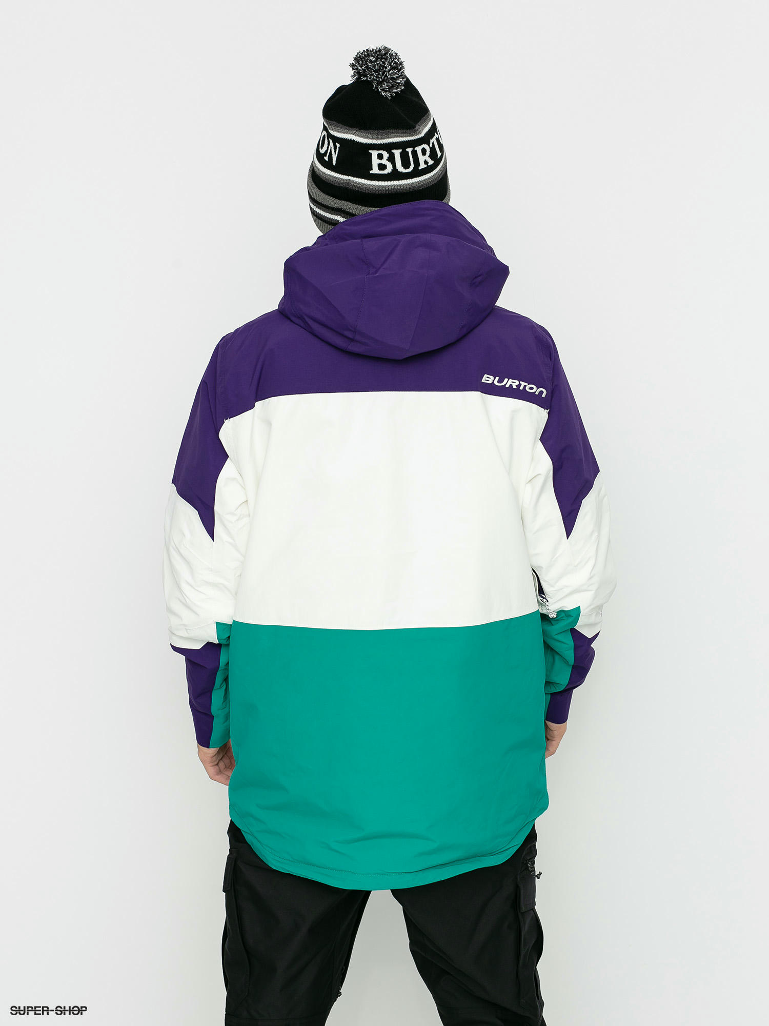 Burton Breach Insulated Snowboard jacket multicolor parachute purple stout white dynasty green