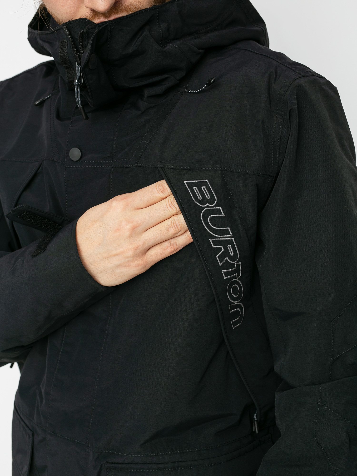Mens Burton Breach Insulated Snowboard jacket (true black)