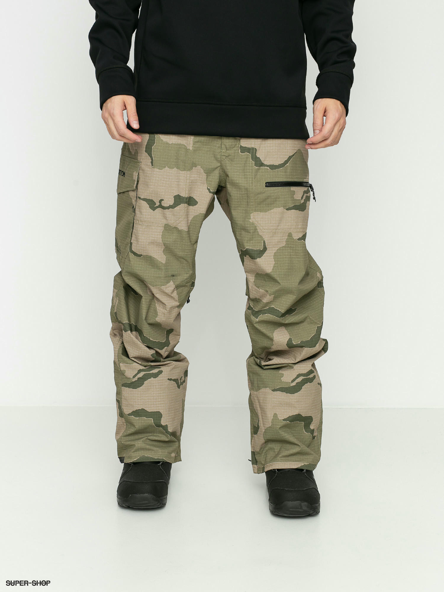 Mens Burton Covert Snowboard pants barren camo