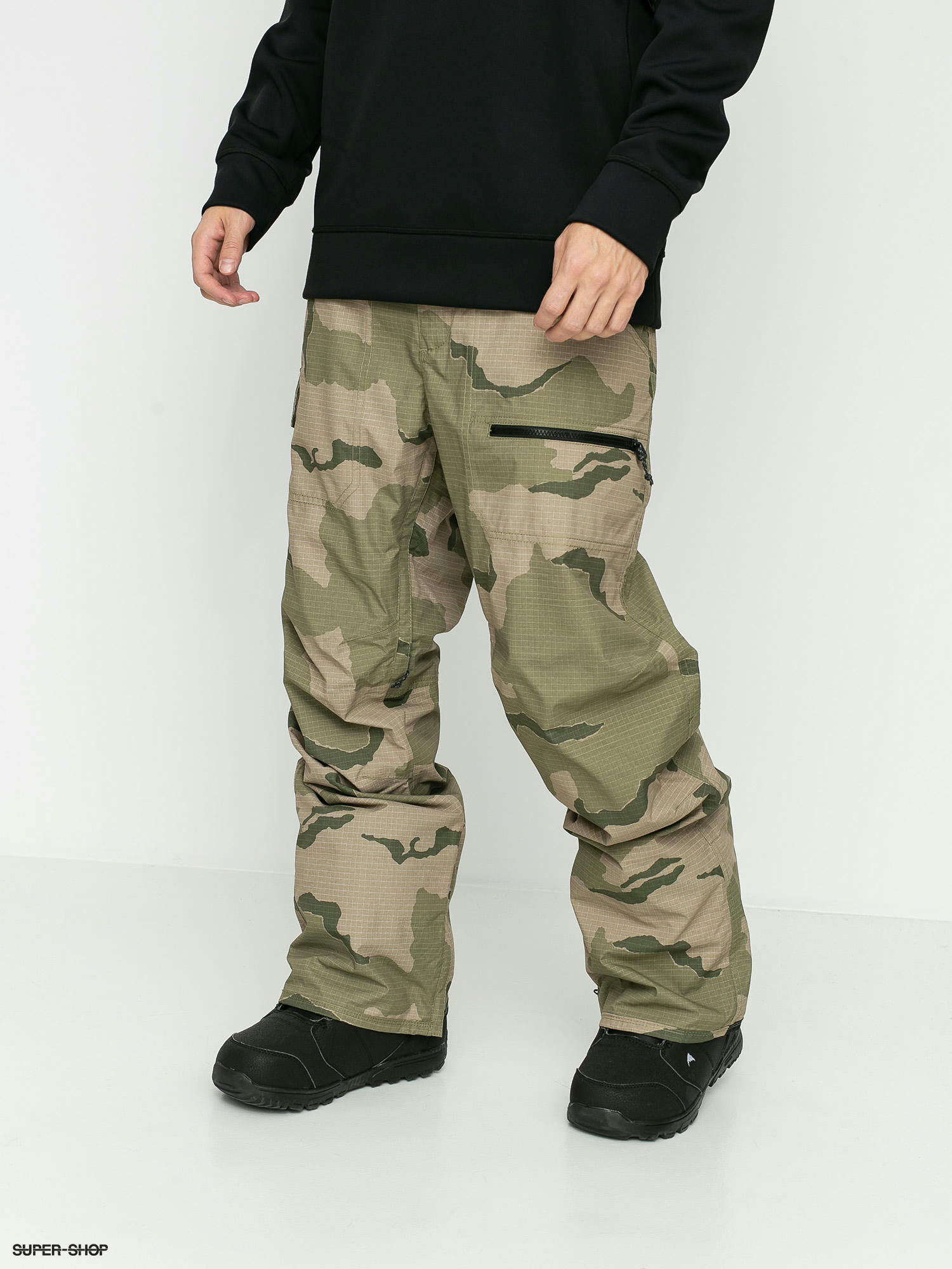 Mens Burton Covert Snowboard pants barren camo