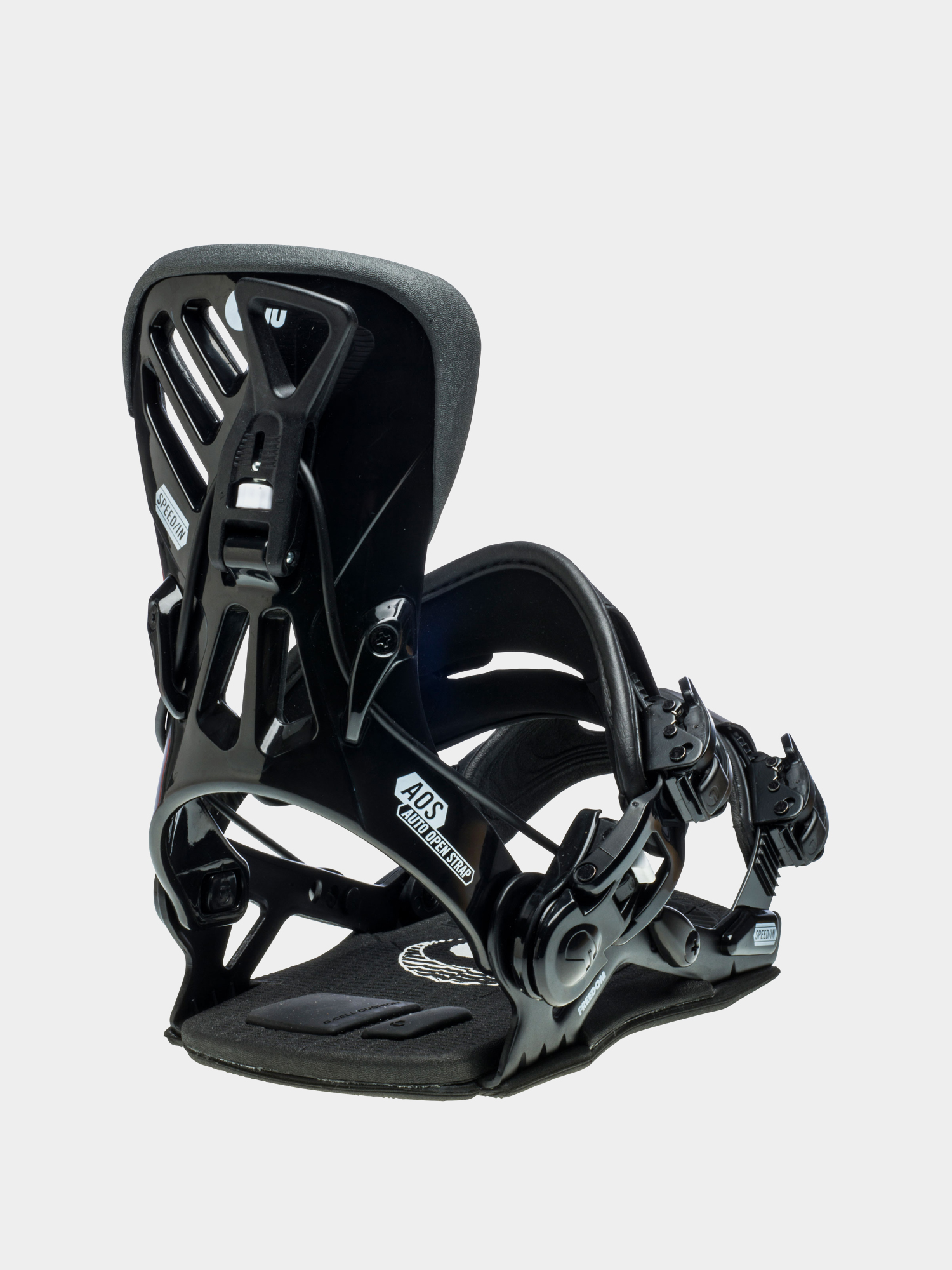 Mens Gnu Freedom Snowboard bindings (black)