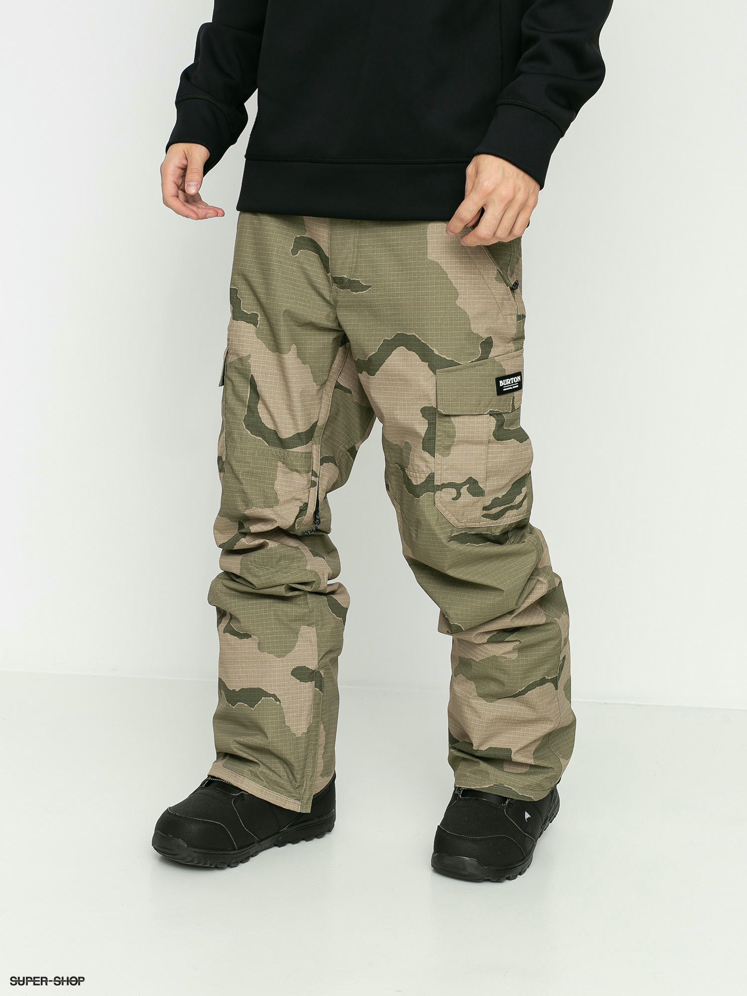 Mens Burton Cargo Snowboard pants barren camo