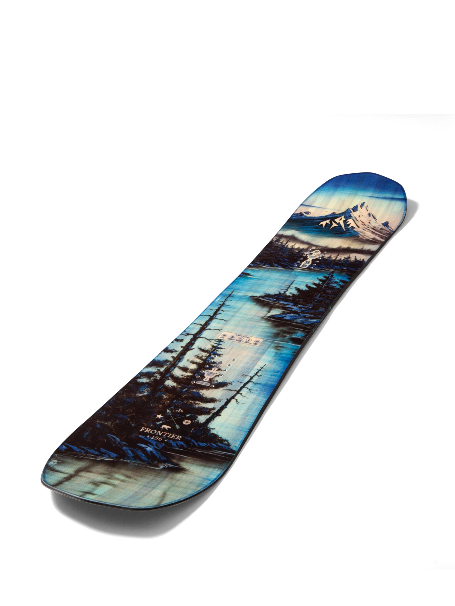 Jones Snowboards Frontier Snowboard - blue (black/blue)