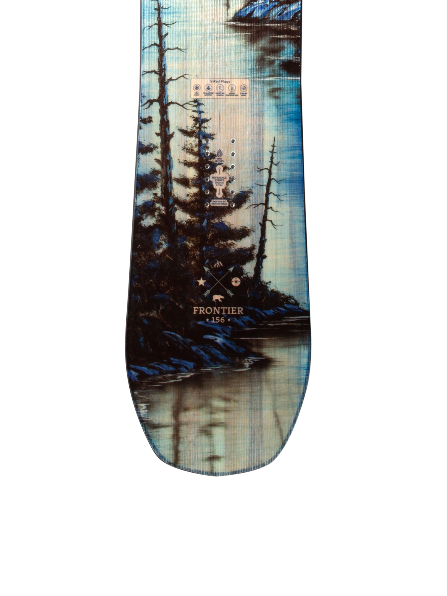 Jones Snowboards Frontier Snowboard - blue (black/blue)