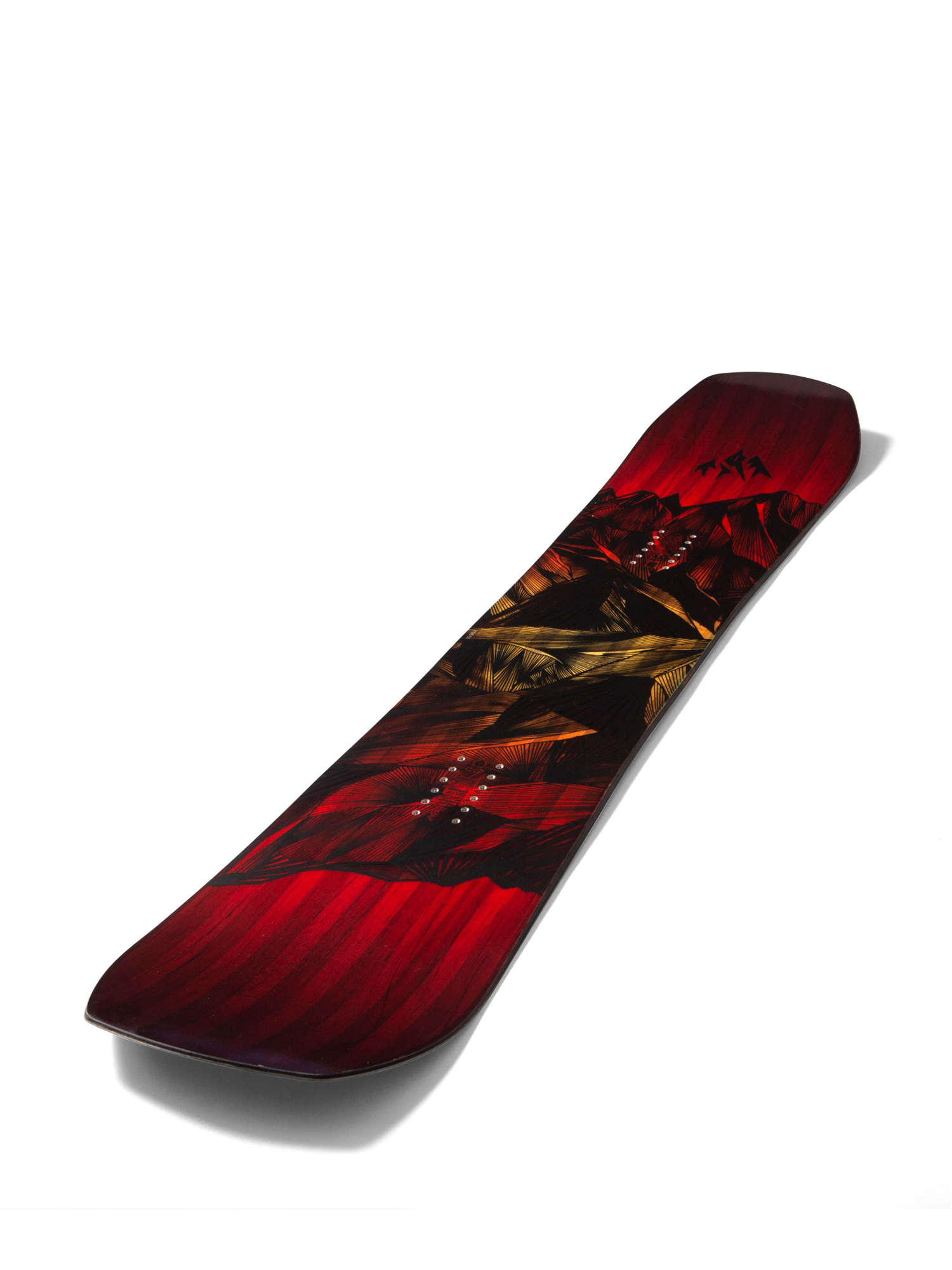 Jones Snowboards Mountain Twin Snowboard (red/black)