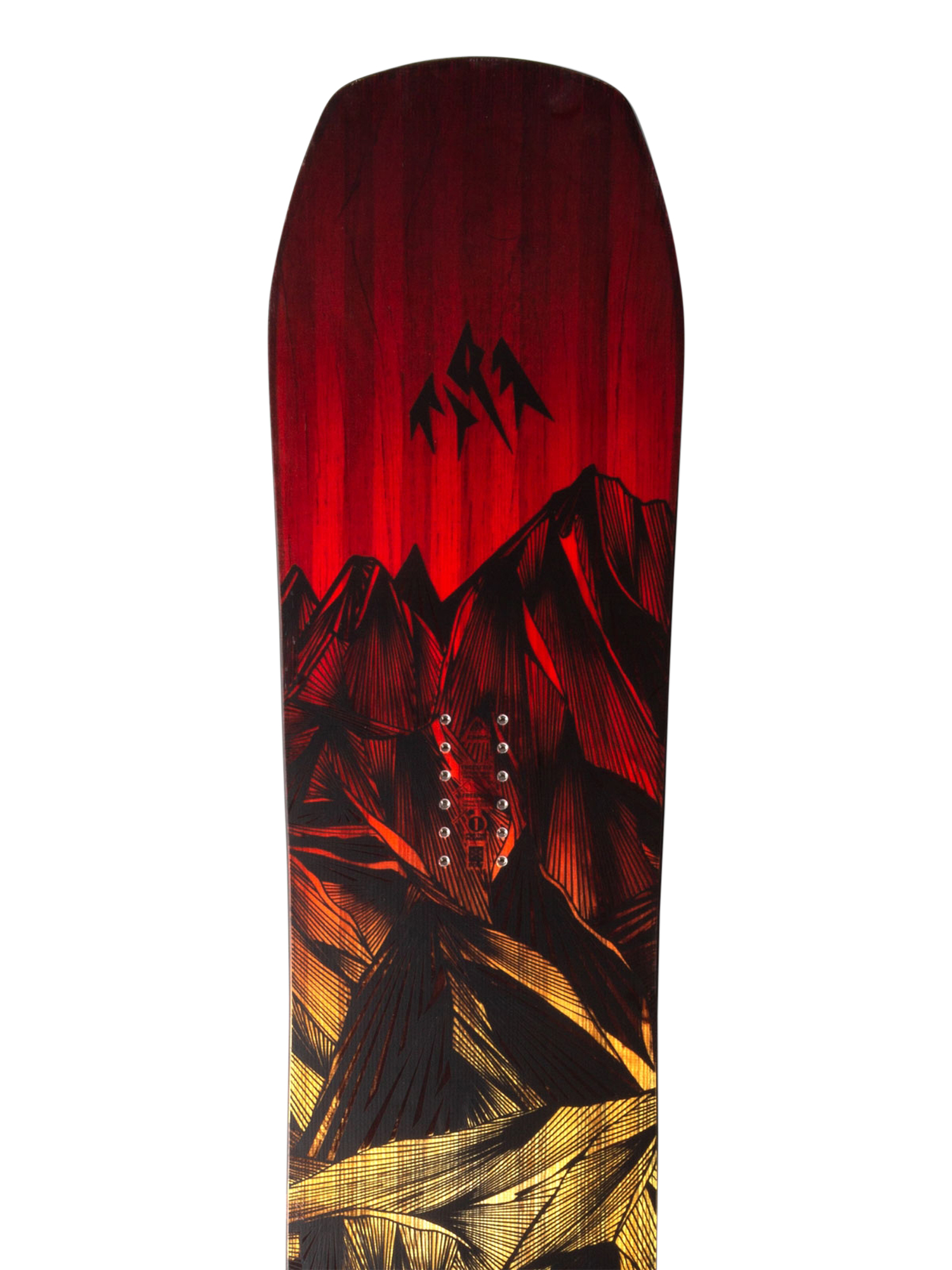 Jones Snowboards Mountain Twin Snowboard (red/black)