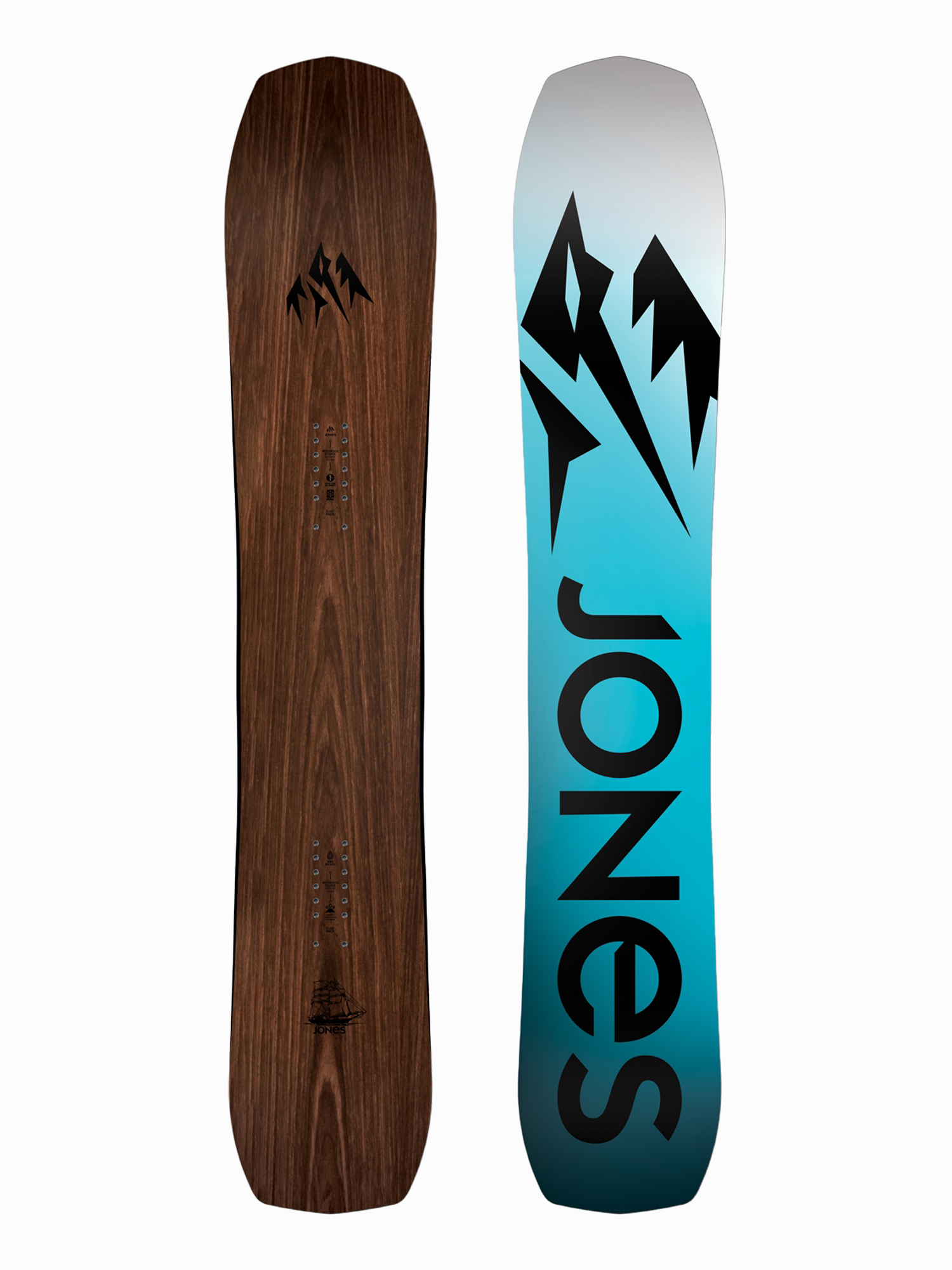 Jones Snowboards Flagship Snowboard (blue/black)