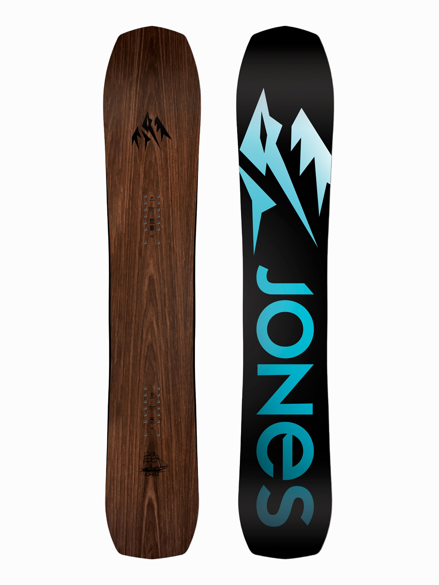 Jones Snowboards Flagship Snowboard (black/blue)
