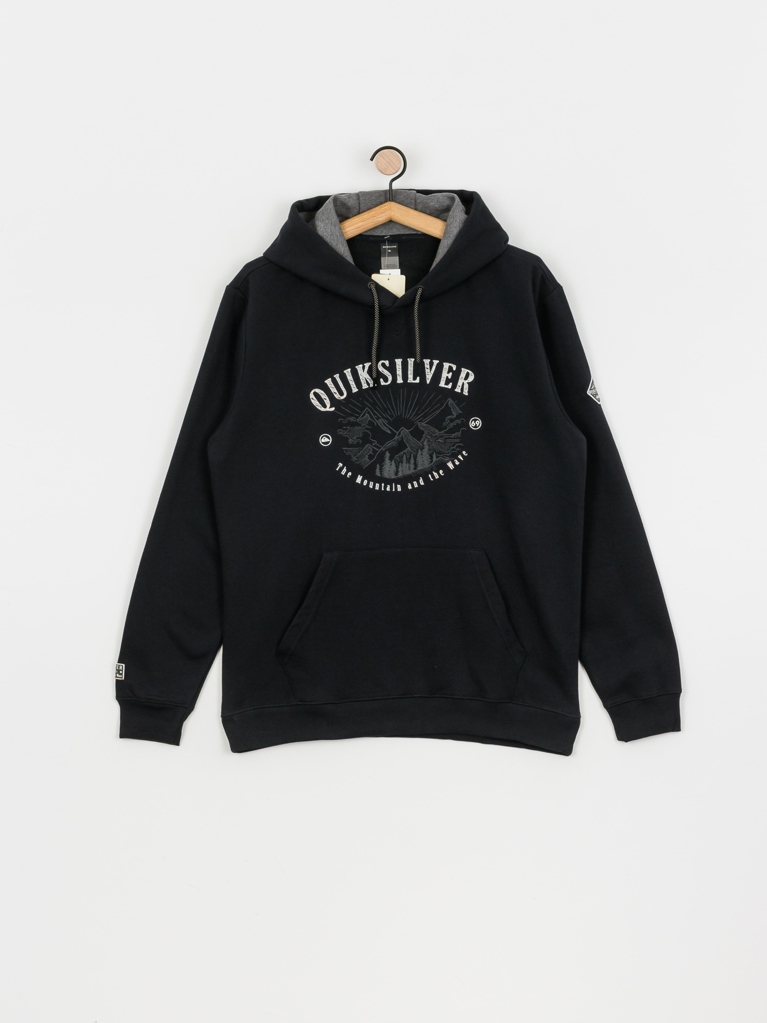Quiksilver Big Logo Snow HD Active sweatshirt black (true black)