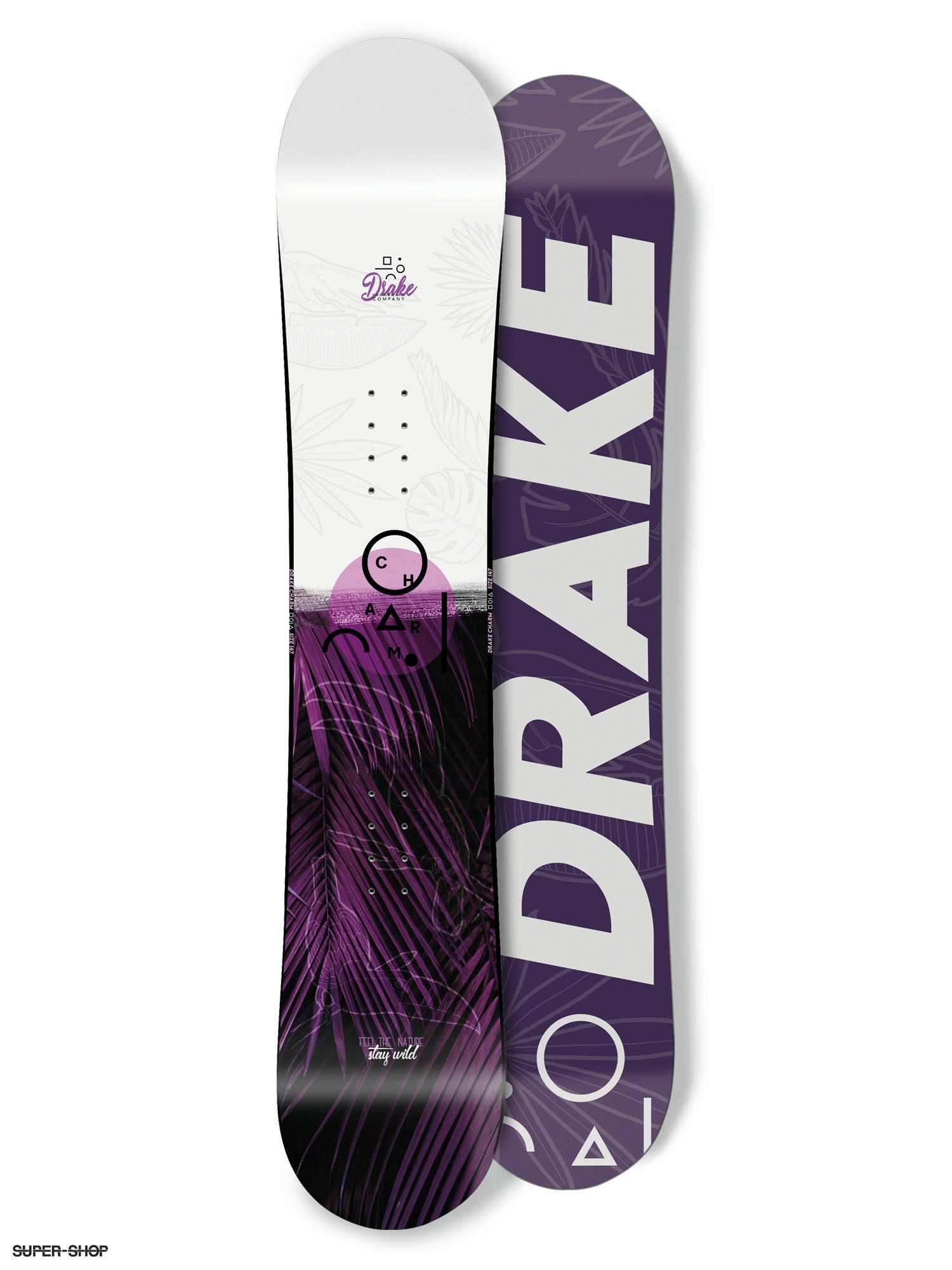 drake charm womens complete snowboard package