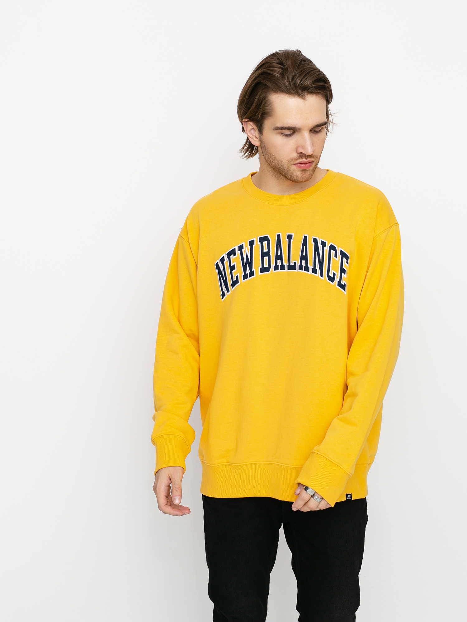 new balance yellow hoodie