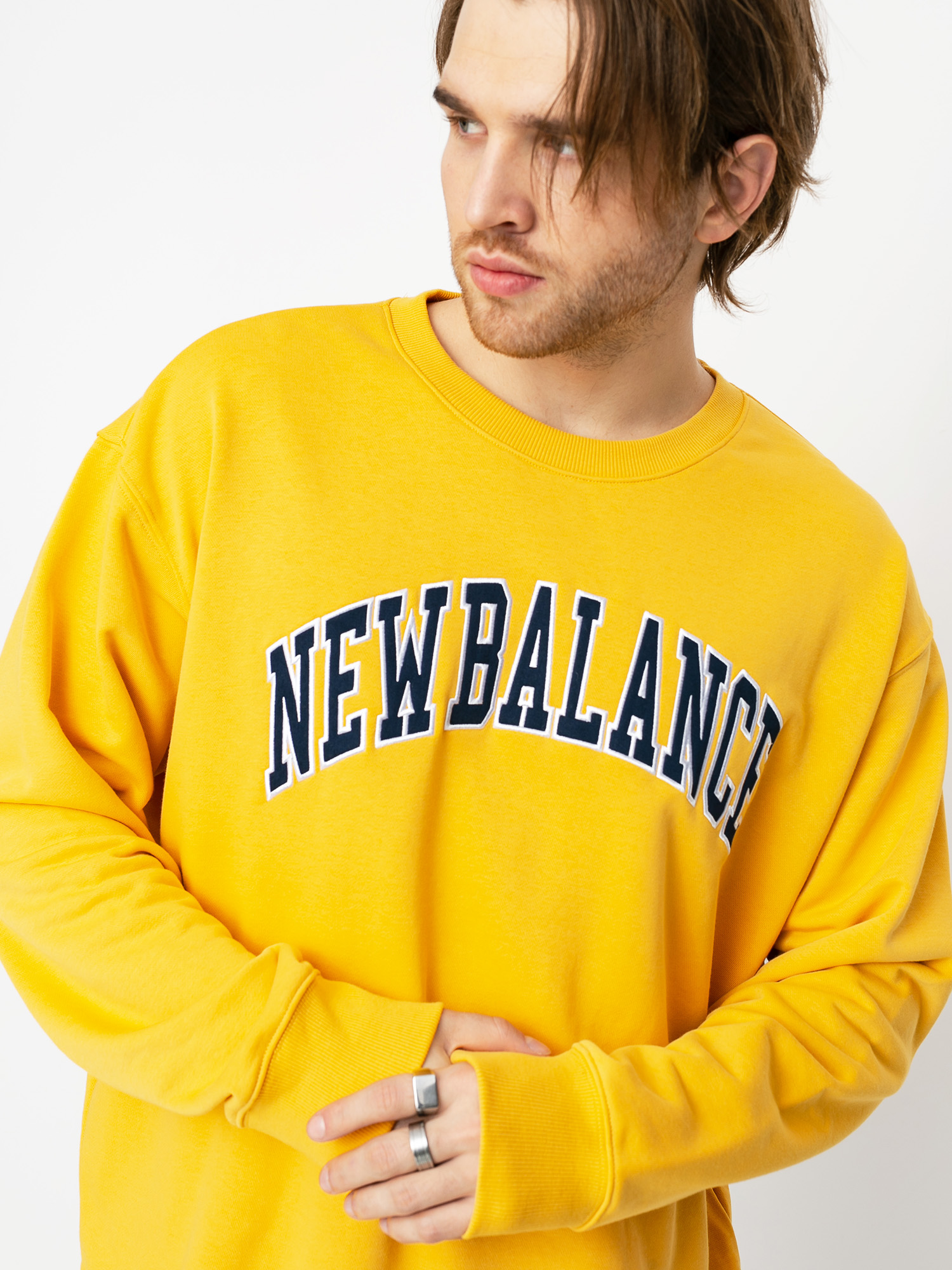 New Balance Collegiate Crew Sweatshirt (yellow)