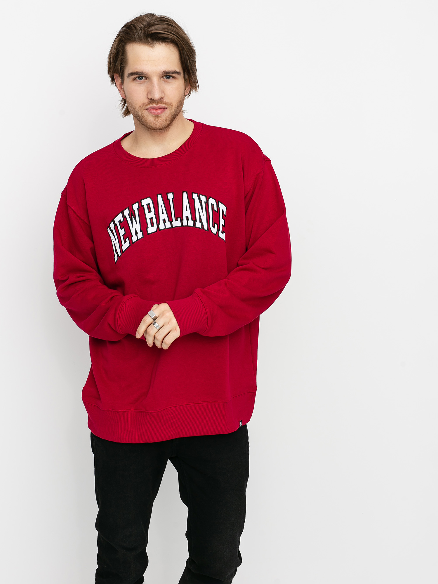 New Balance Collegiate Crew Sweatshirt (red)