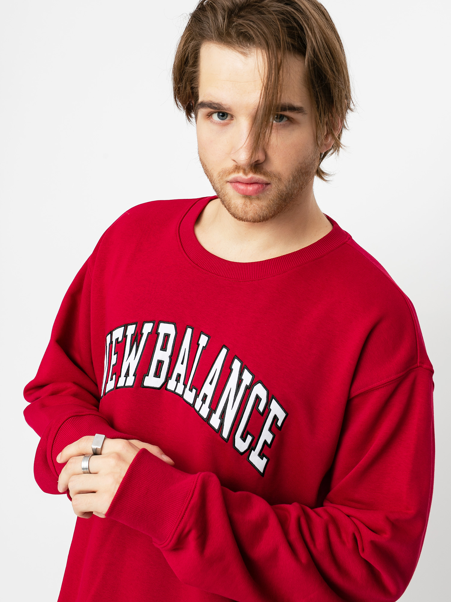 New Balance Collegiate Crew Sweatshirt (red)