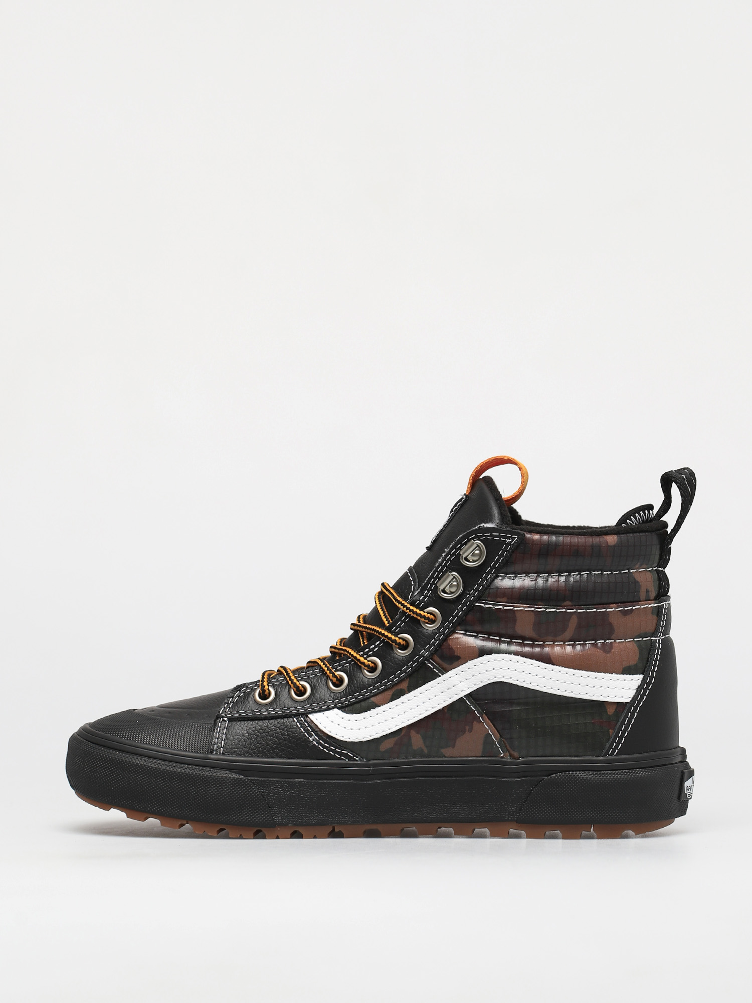 vans black camo shoes