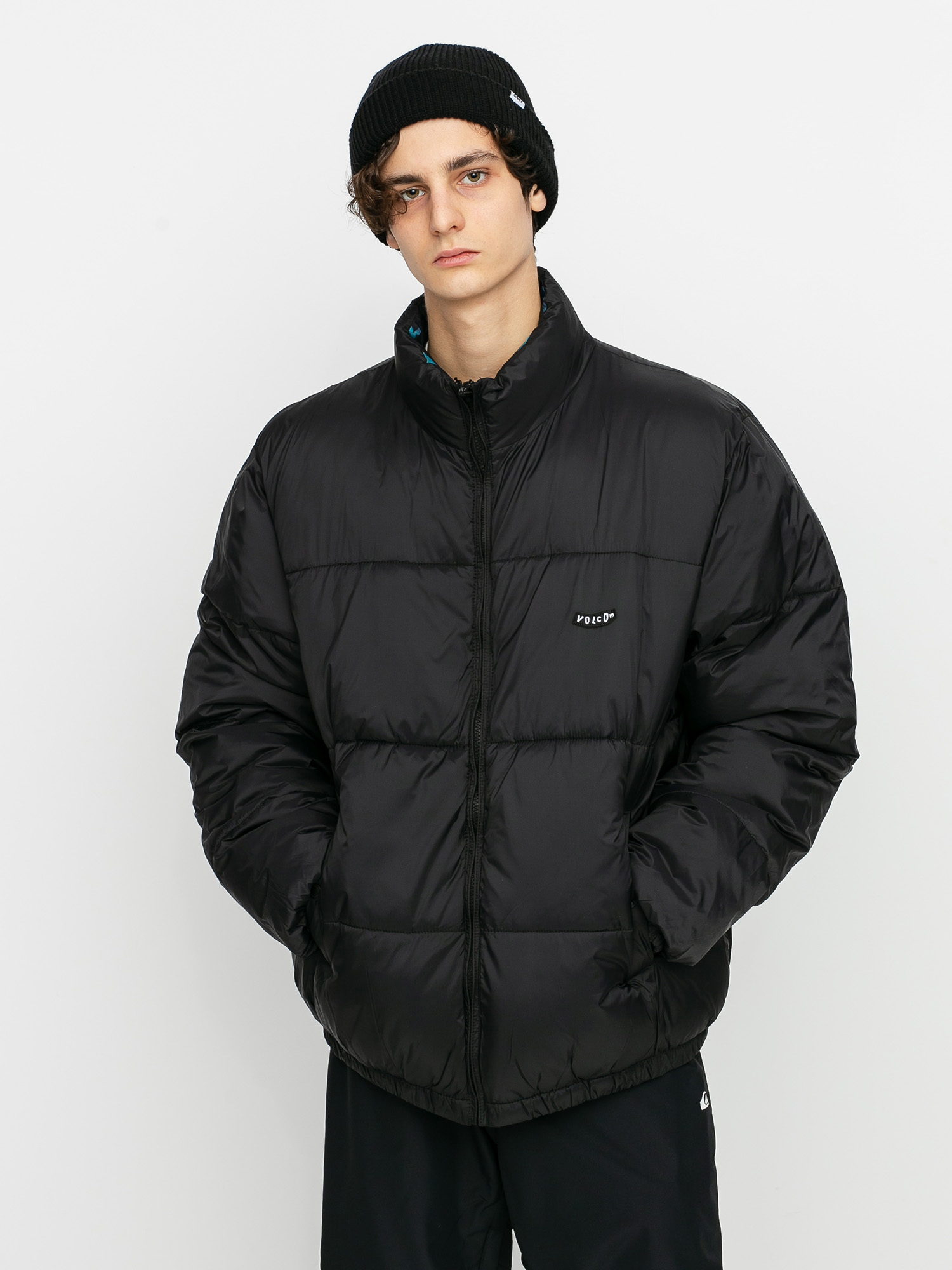 Snow Doudoune Volcom Iconic Puff Jacket (Reversible) Black (KIDS 