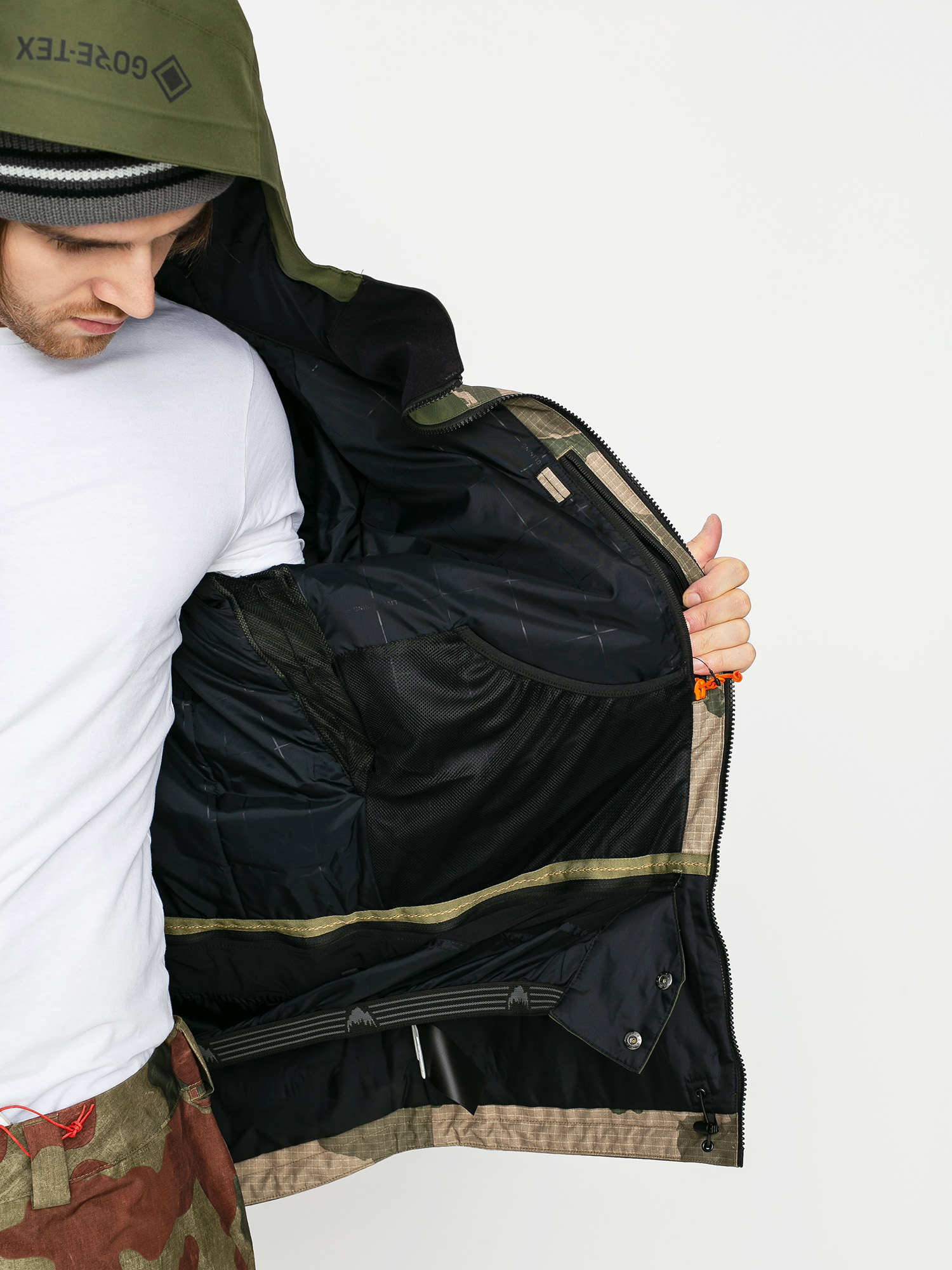 Herren Burton Gore Tex Radial Insulated Snowboardjacke (barren camo/keef)