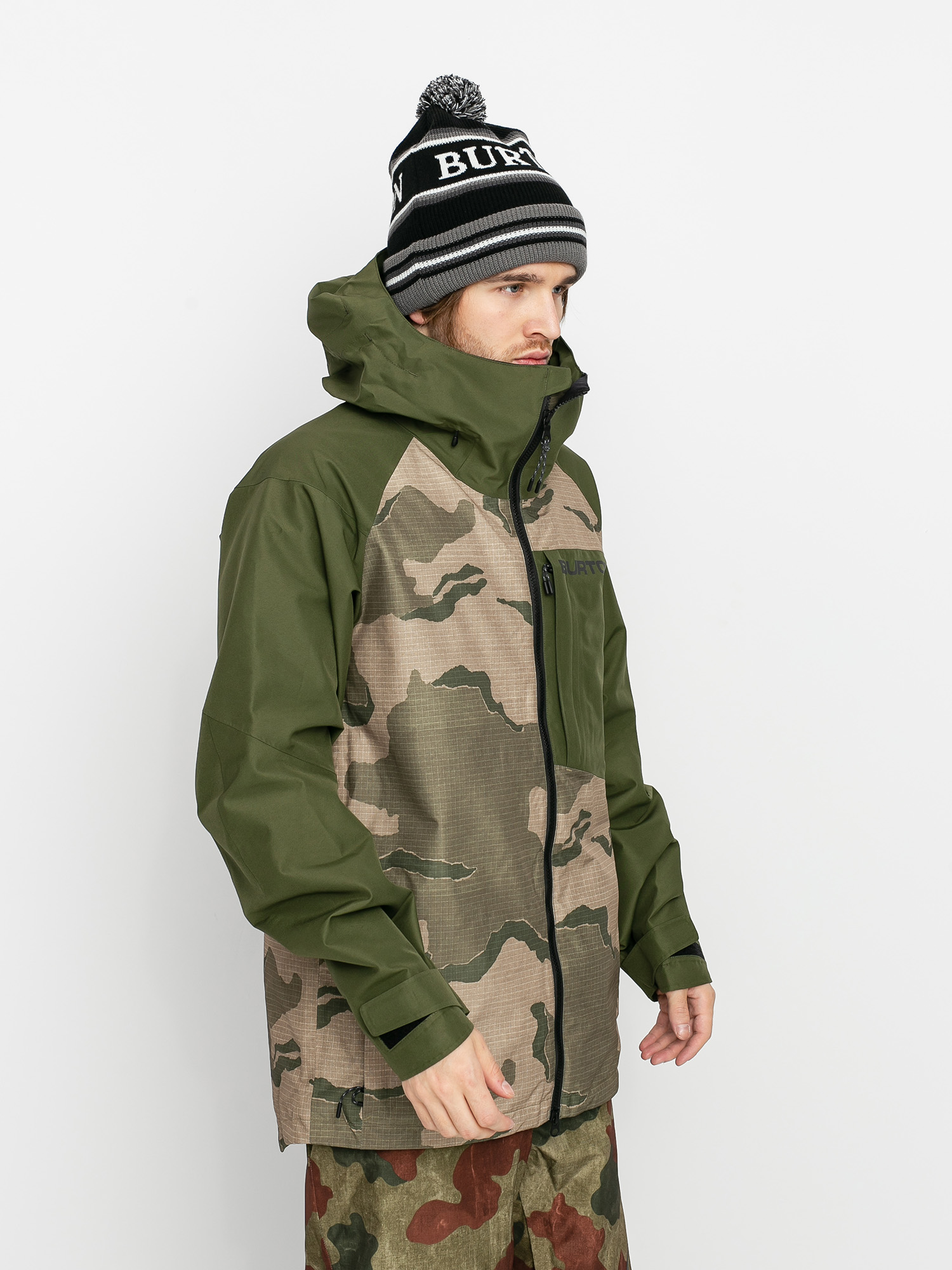 Herren Burton Gore Tex Radial Insulated Snowboardjacke (barren camo/keef)