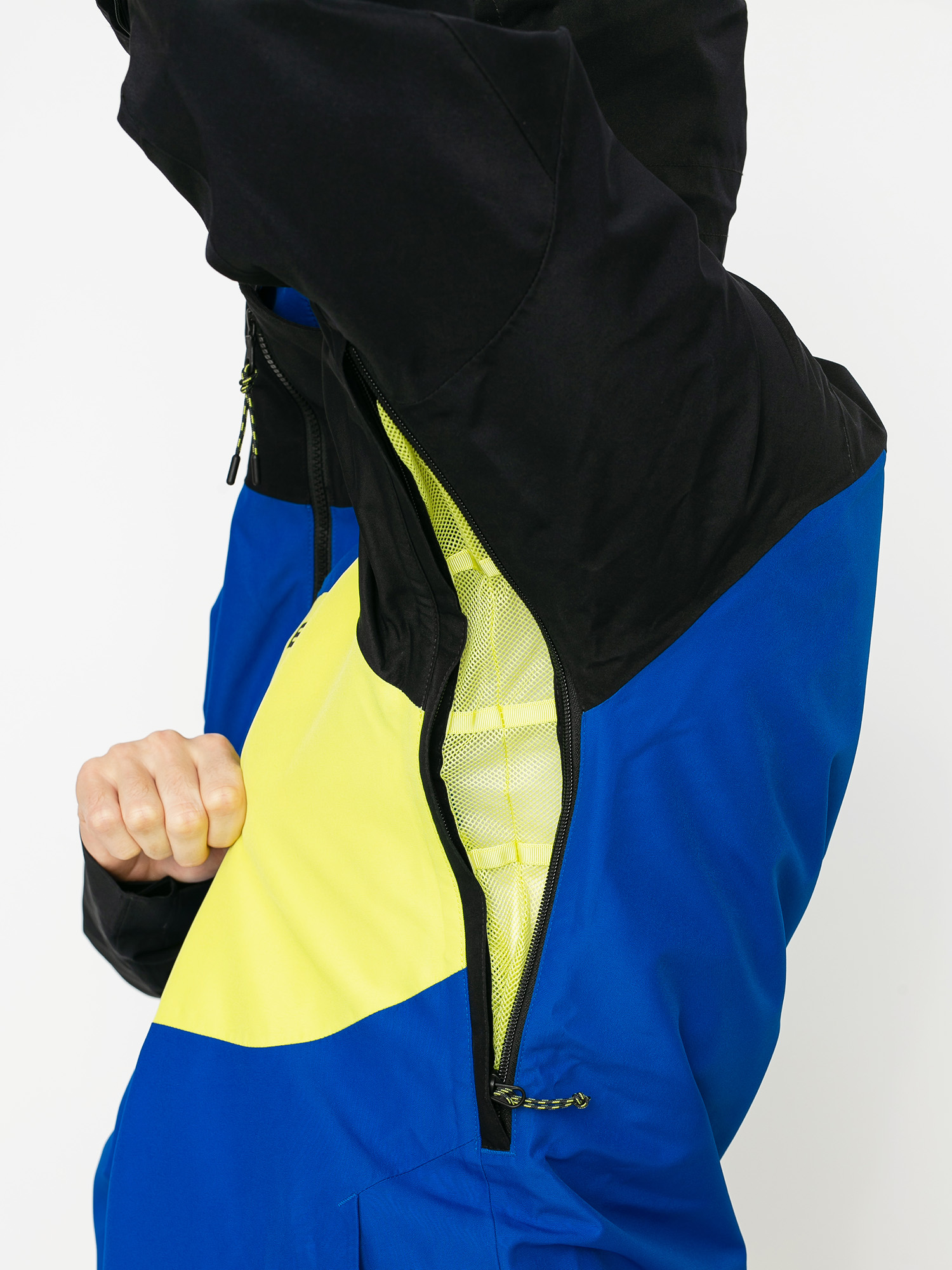 Herren Burton Gore Tex Radial Insulated Snowboardjacke (lapis blue/true black/limeade)