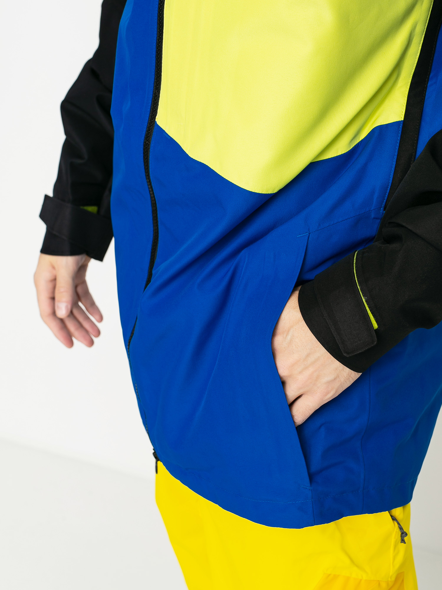 Herren Burton Gore Tex Radial Insulated Snowboardjacke (lapis blue/true black/limeade)