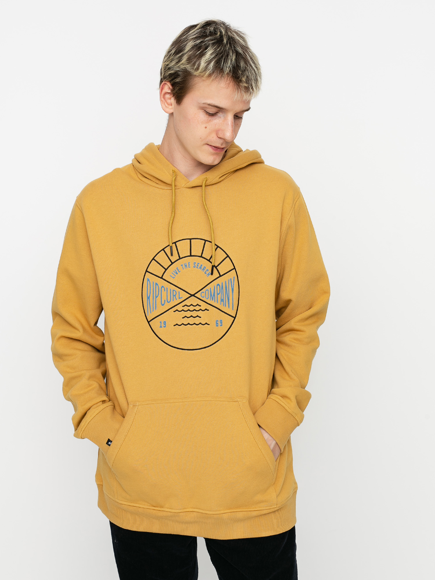 Rip Curl Flag Fleece Sweatshirt golden (mustard)