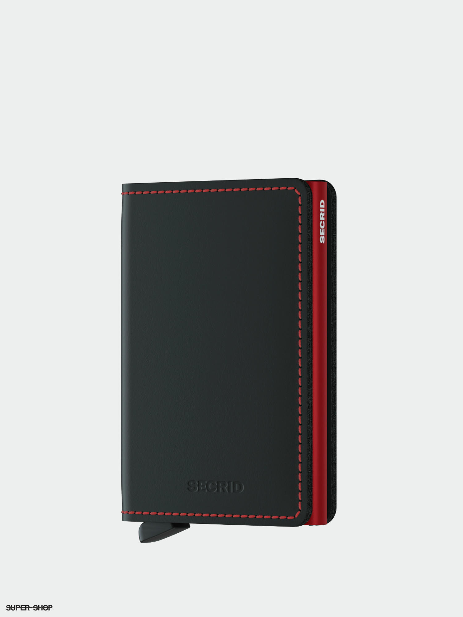 Secrid Slimwallet Wallet (matte black/red)