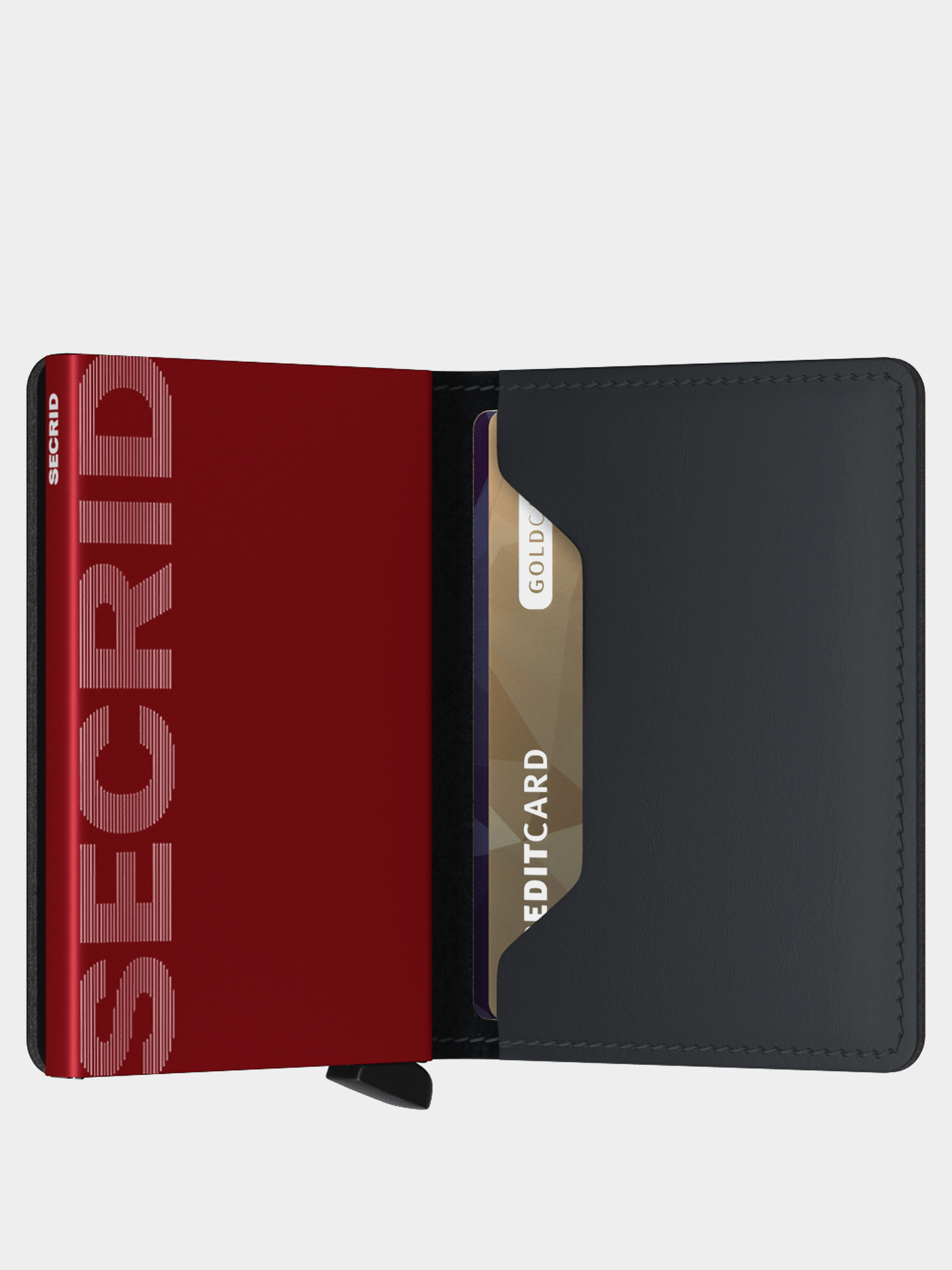 Secrid Slimwallet Geldbörse (matte black/red)