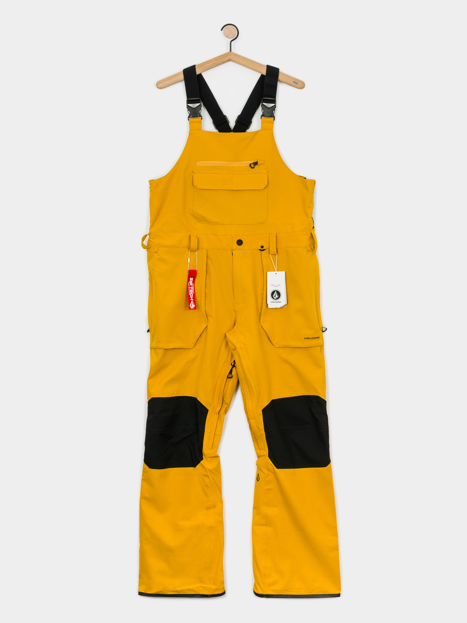 Mens Volcom Roan Bib Overall Snowboard pants (resin gold)