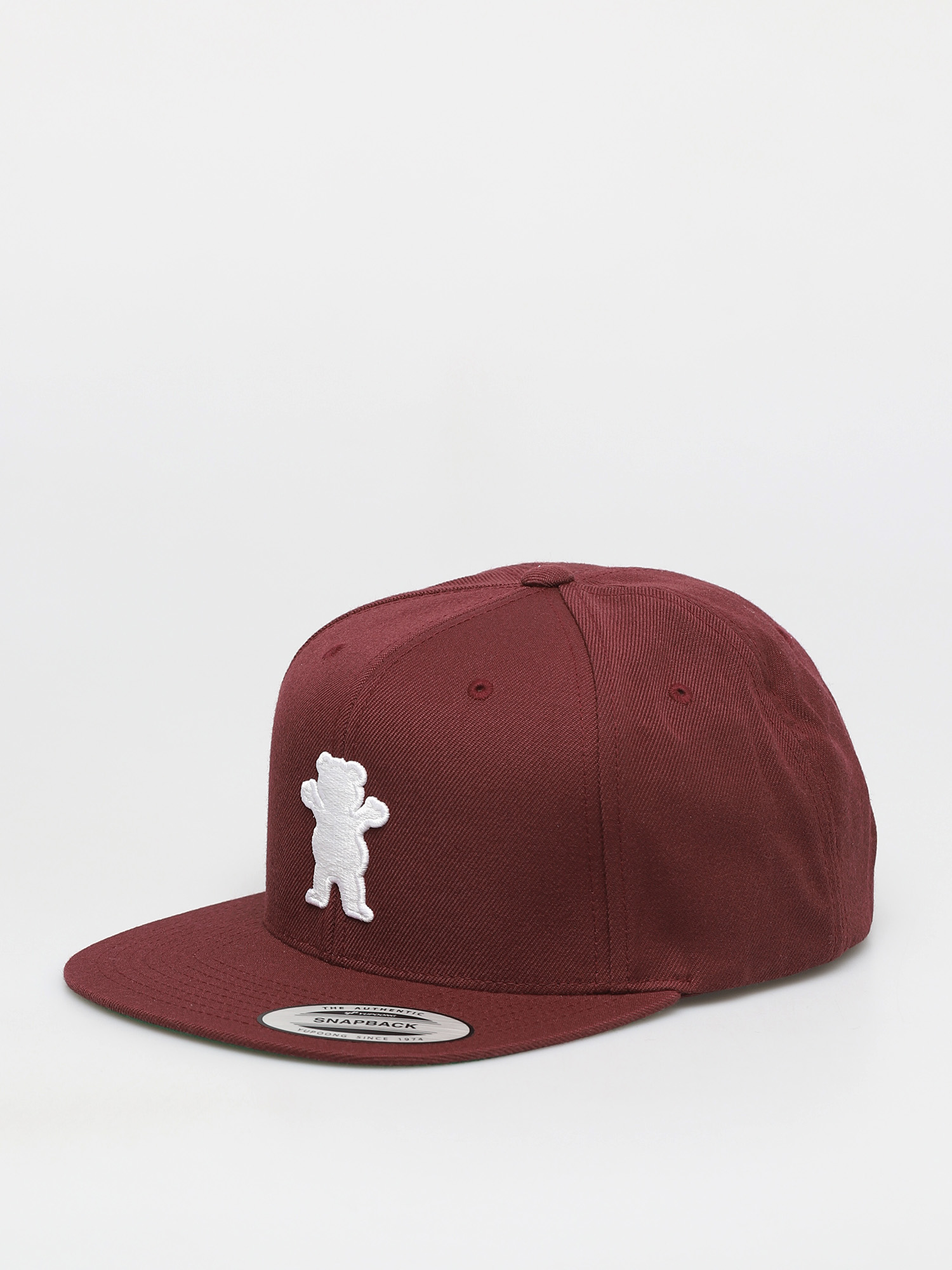 Grizzly Griptape OG Bear Snapback ZD Cap (burgundy)