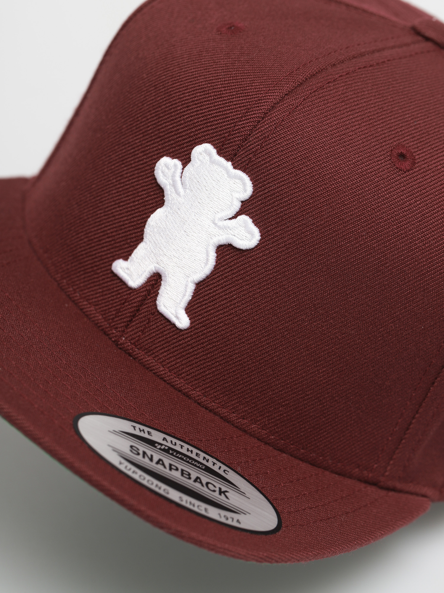 Grizzly Griptape OG Bear Snapback ZD Cap (burgundy)