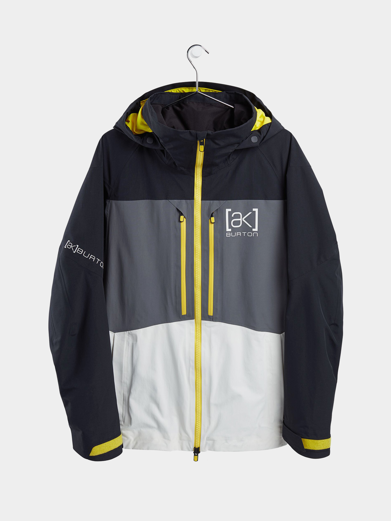 Mens Burton Ak Gore Tex Swash Snowboard jacket (true black/castlerock/white mist)