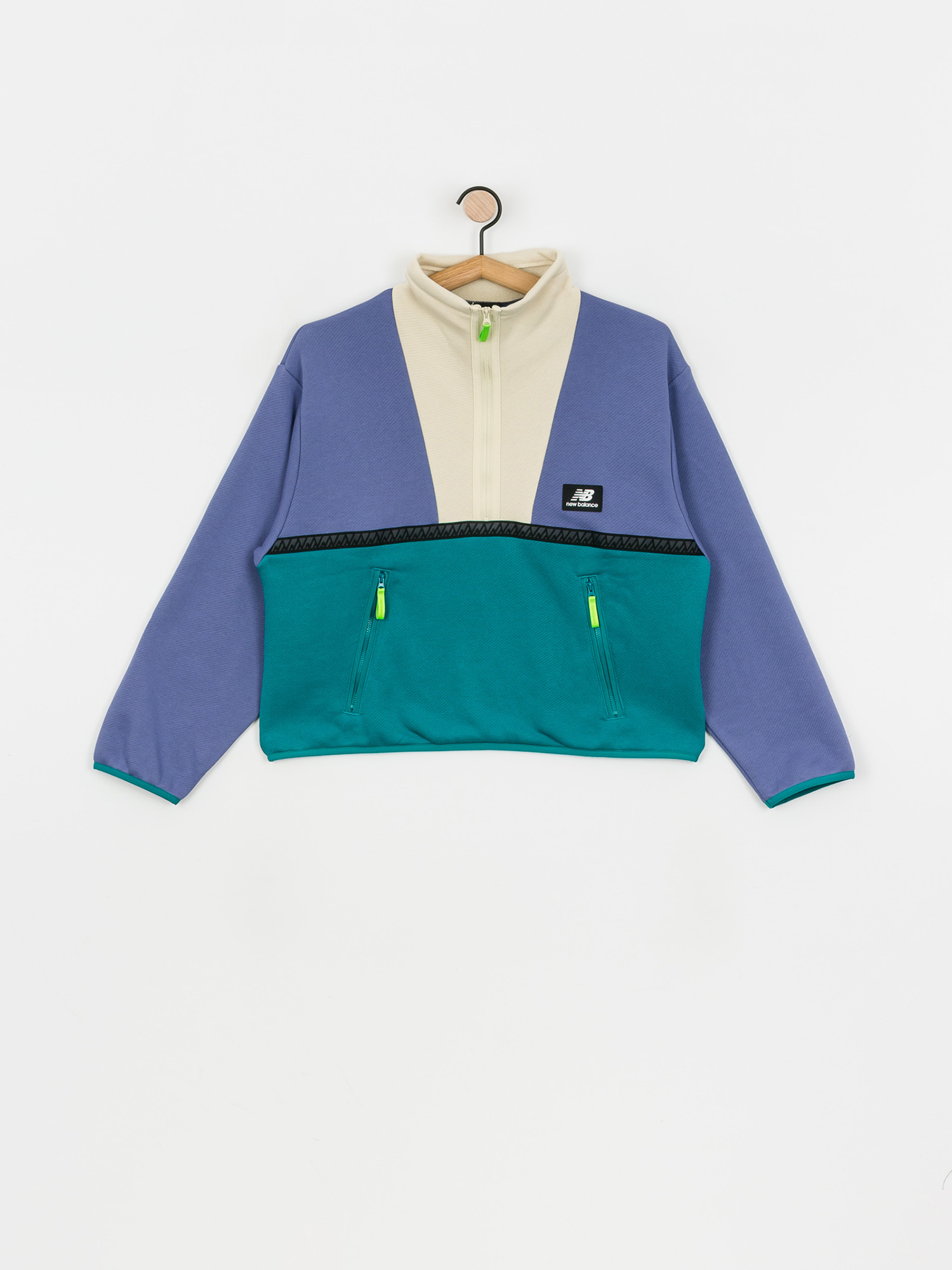 New Balance Terrain Reverse 1/4 Zip Sweatshirt Wmn (purple)